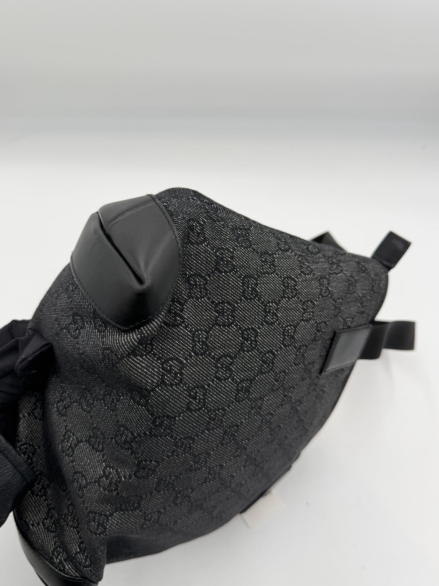 Gucci GG Canvas  Black Denim Tote
