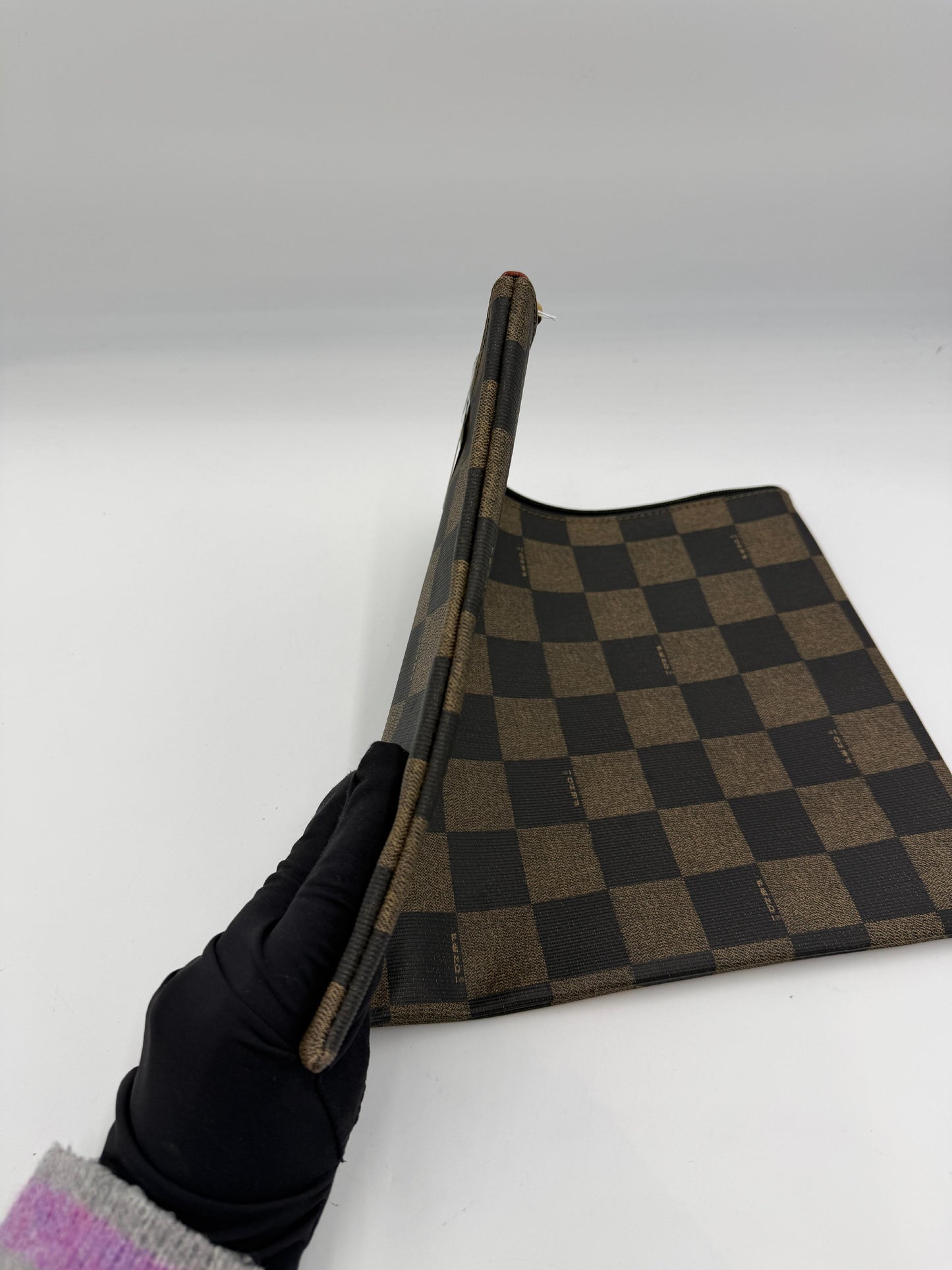 Vintage Fendi Pequin Clutch