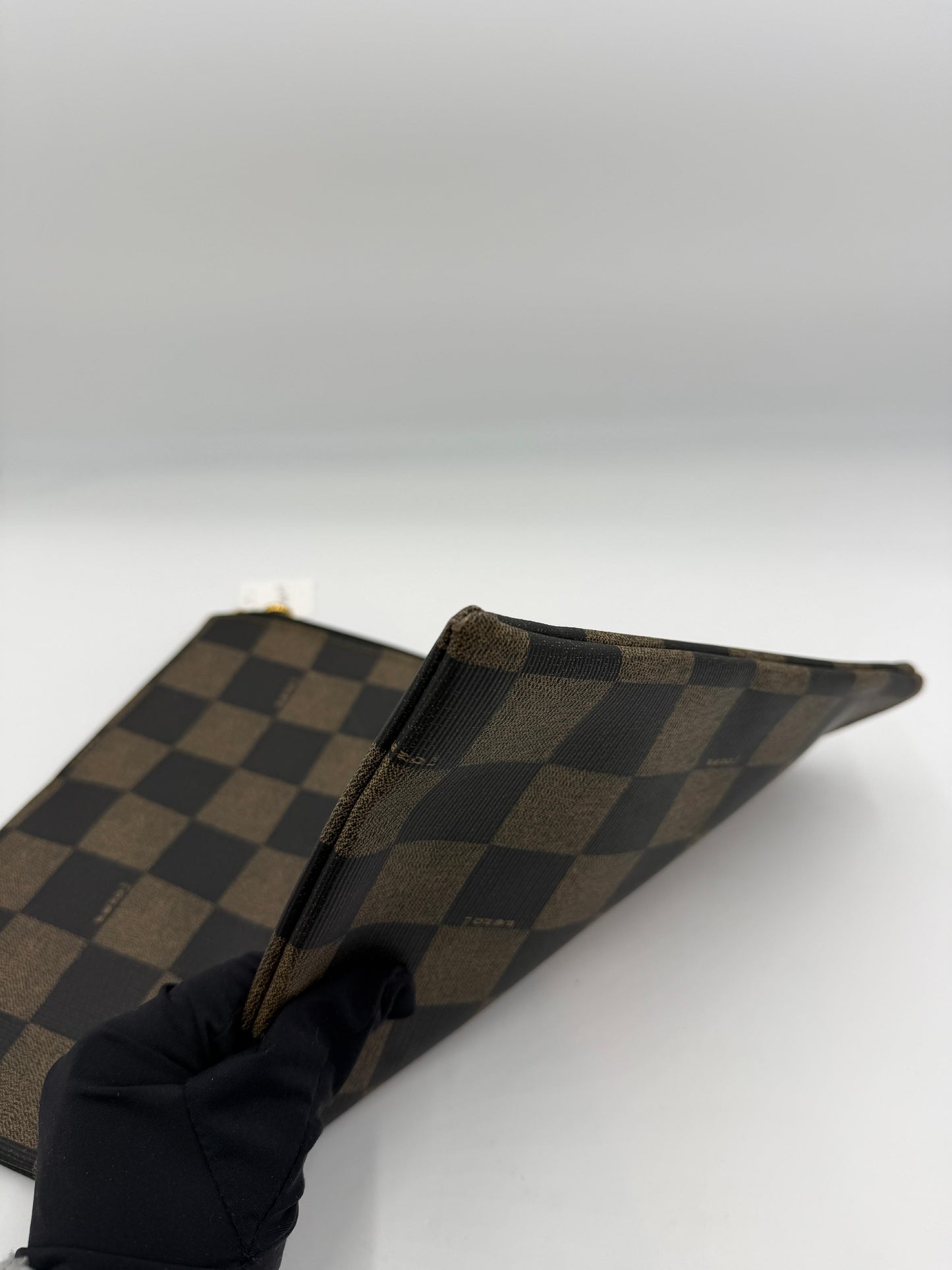 Vintage Fendi Pequin Clutch