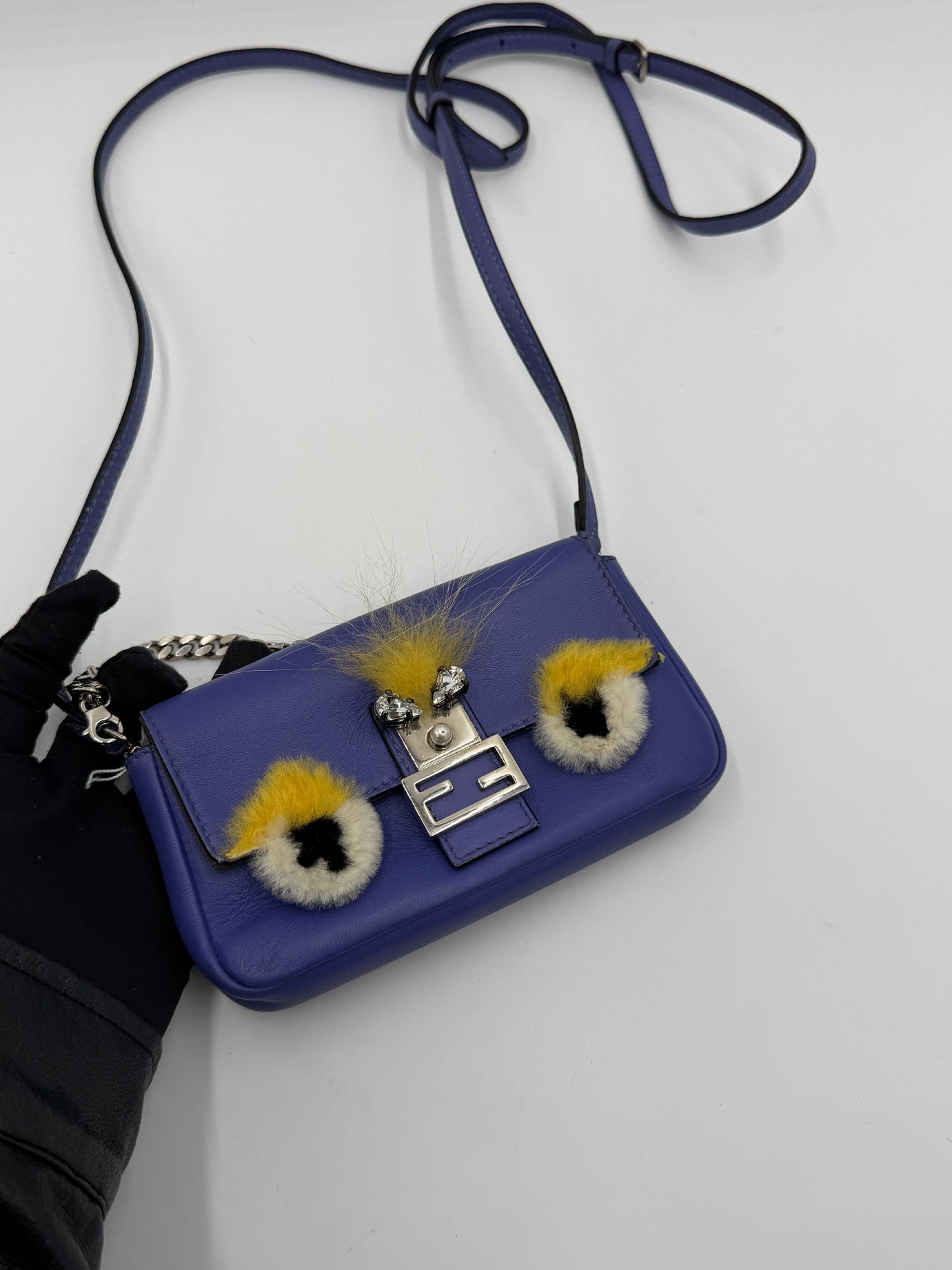 Fendi Monster Micro Baguette