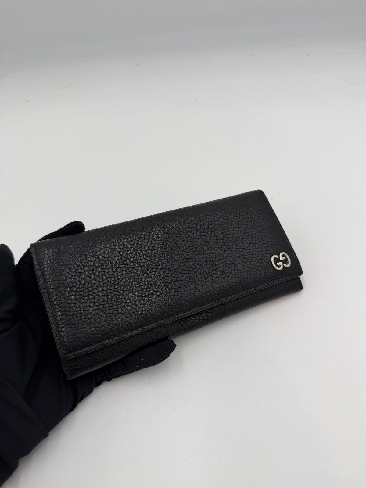 Gucci GG Leather Long Wallet