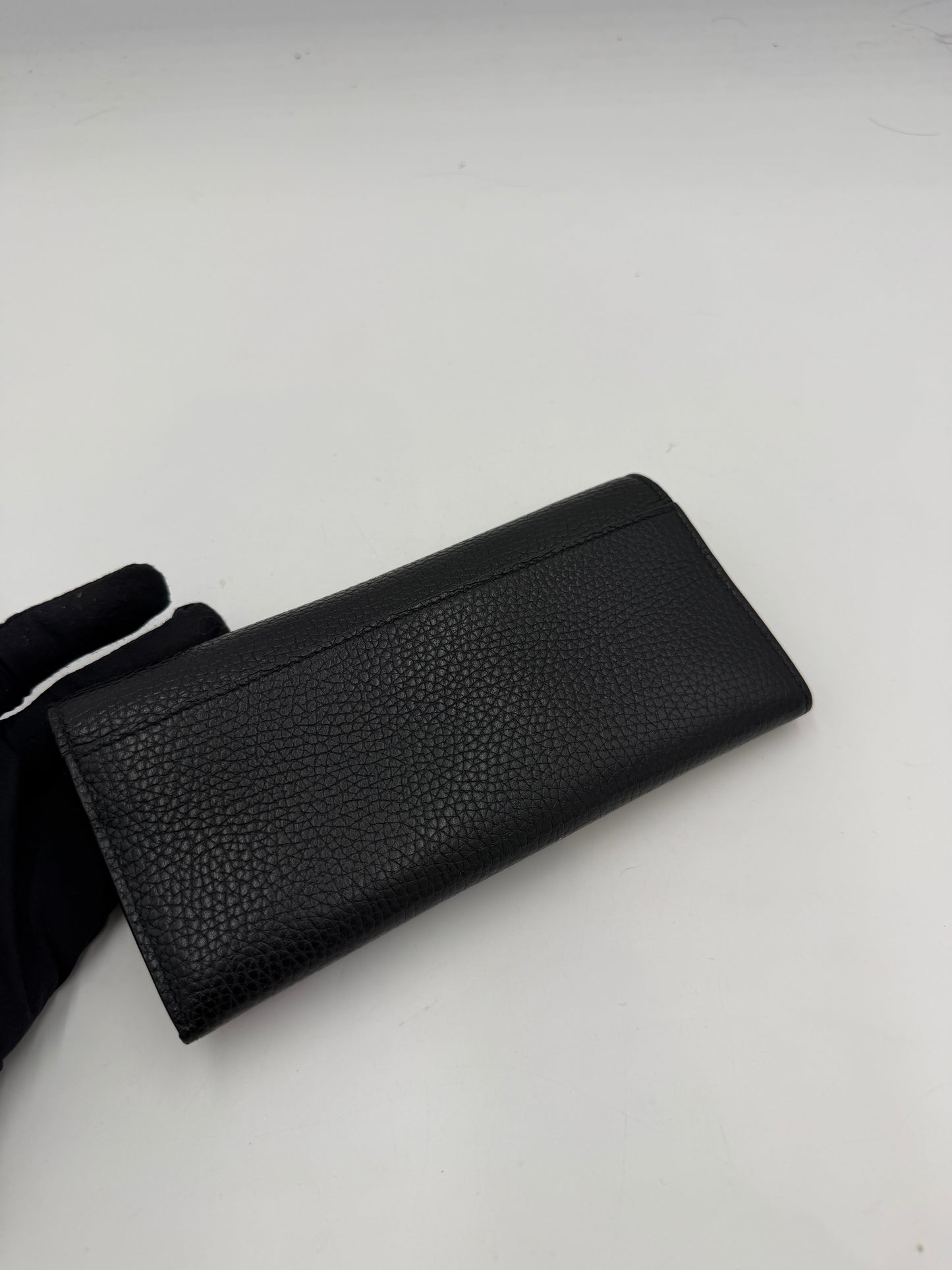 Gucci GG Leather Long Wallet