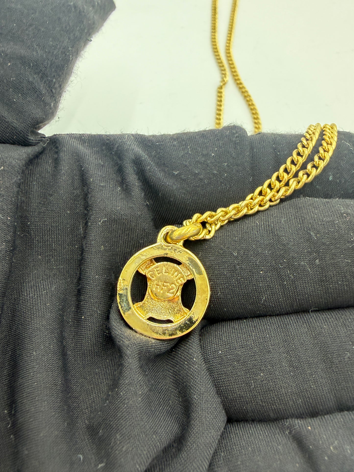 CELINE Triomphe Necklace 58cm