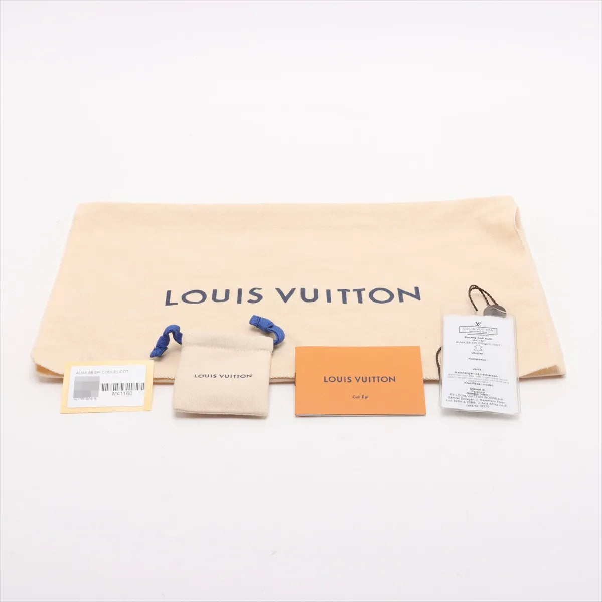 Louis Vuitton Epi Alma BB Red SB06-443