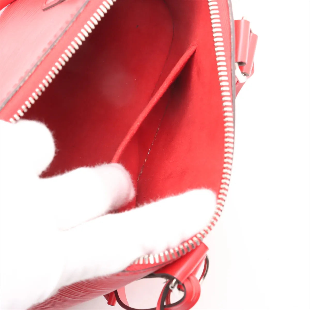 Louis Vuitton Epi Alma BB Red SB06-443