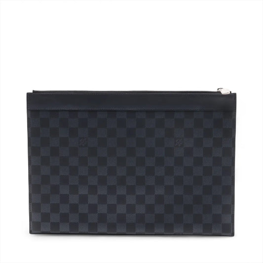 Pre-Owned Louis Vuitton Damier Infini Pochette Discovery GM SB06-795