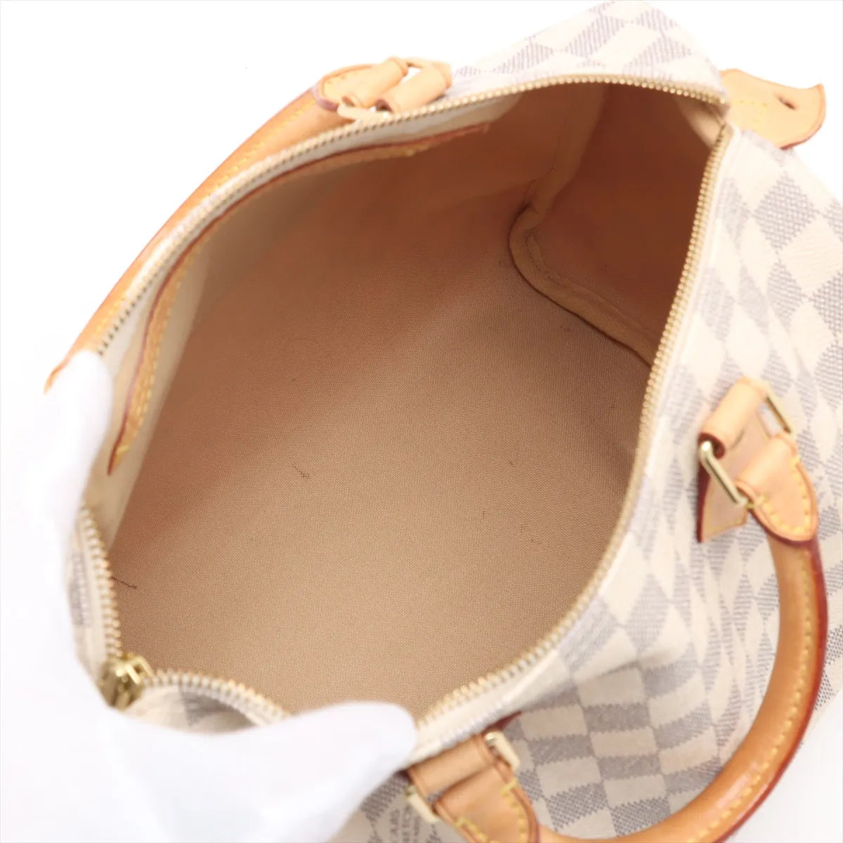 Pre-Owned Louis Vuitton Damier Azur Speedy 30 SB06-1502