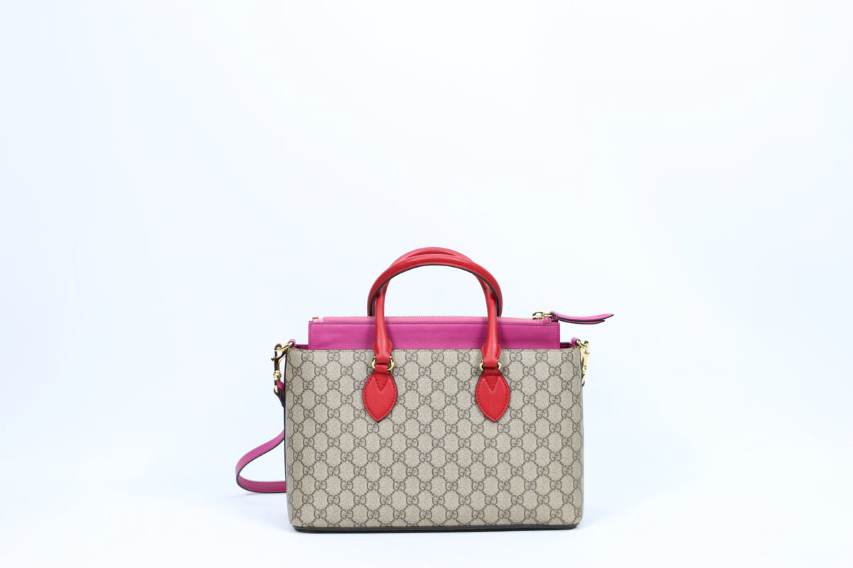 Gucci Multi PVC Trimming GG ONE Shoulder Bag 409534