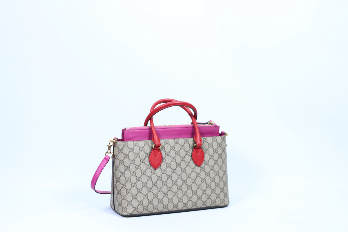 Gucci Multi PVC Trimming GG ONE Shoulder Bag 409534