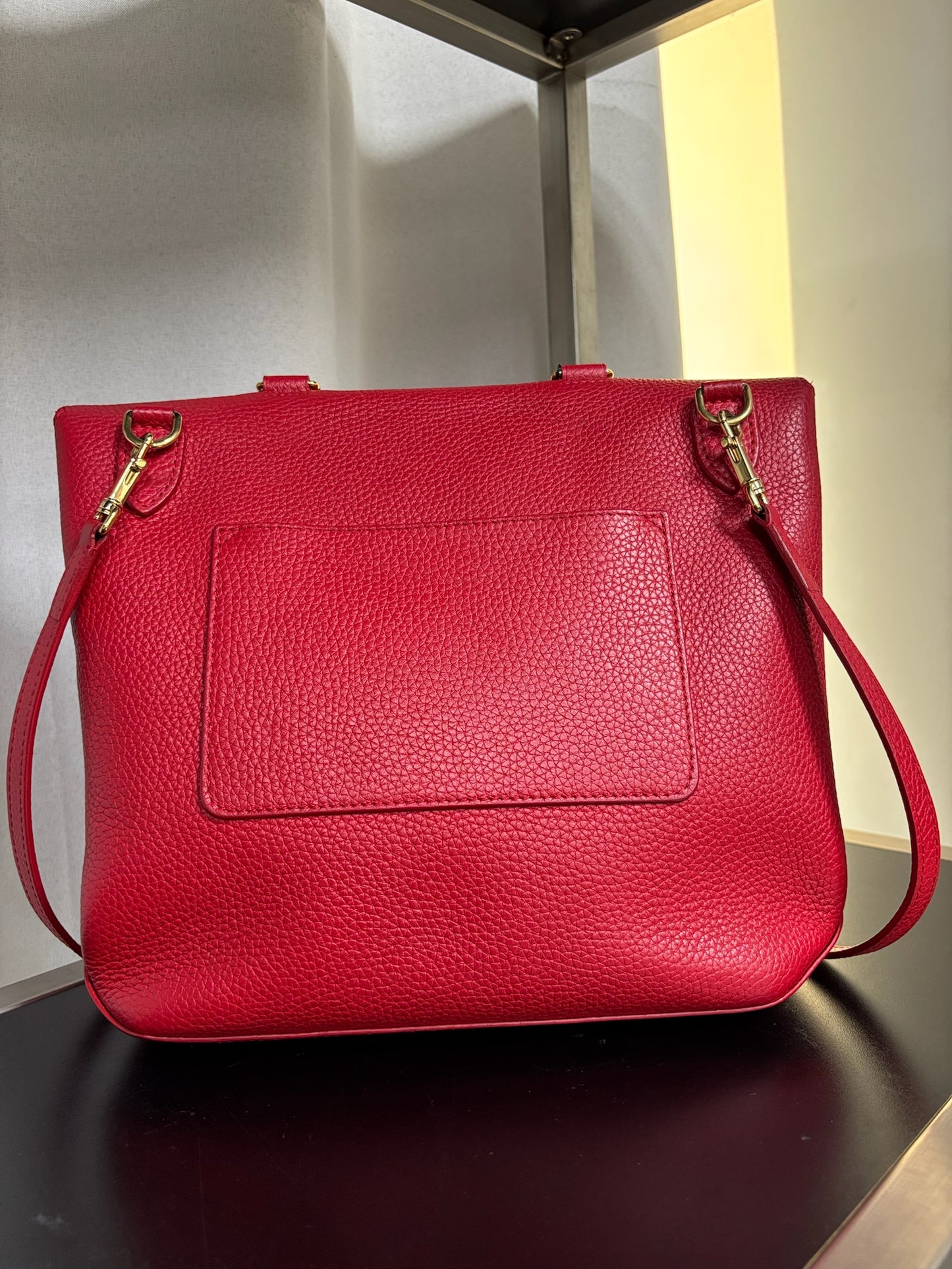 Louis Vuitton Red Taurillon Volta Handbag