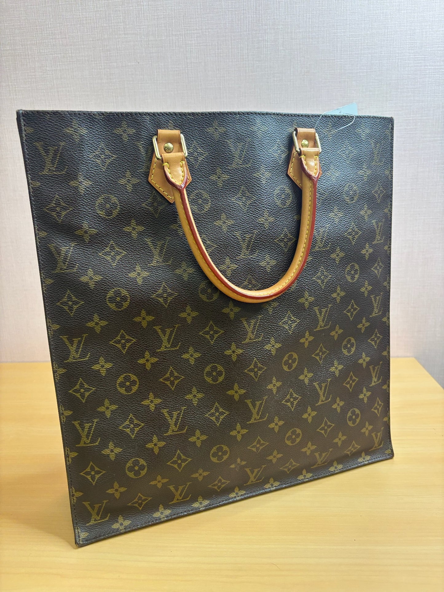 Louis Vuitton Monogram Sac Plat Tote Bag