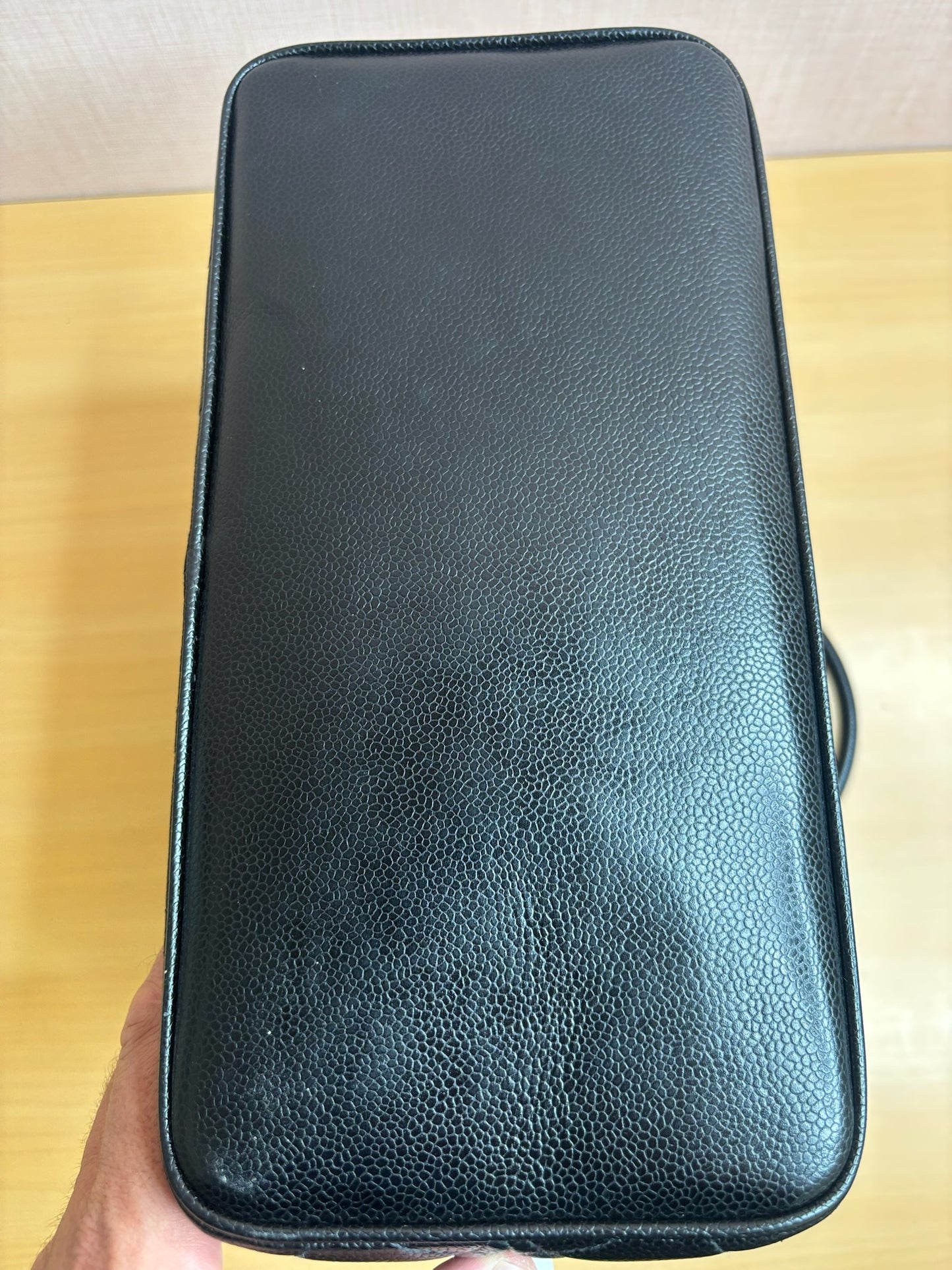 Chanel Medallion Tote in Black Caviar Leather