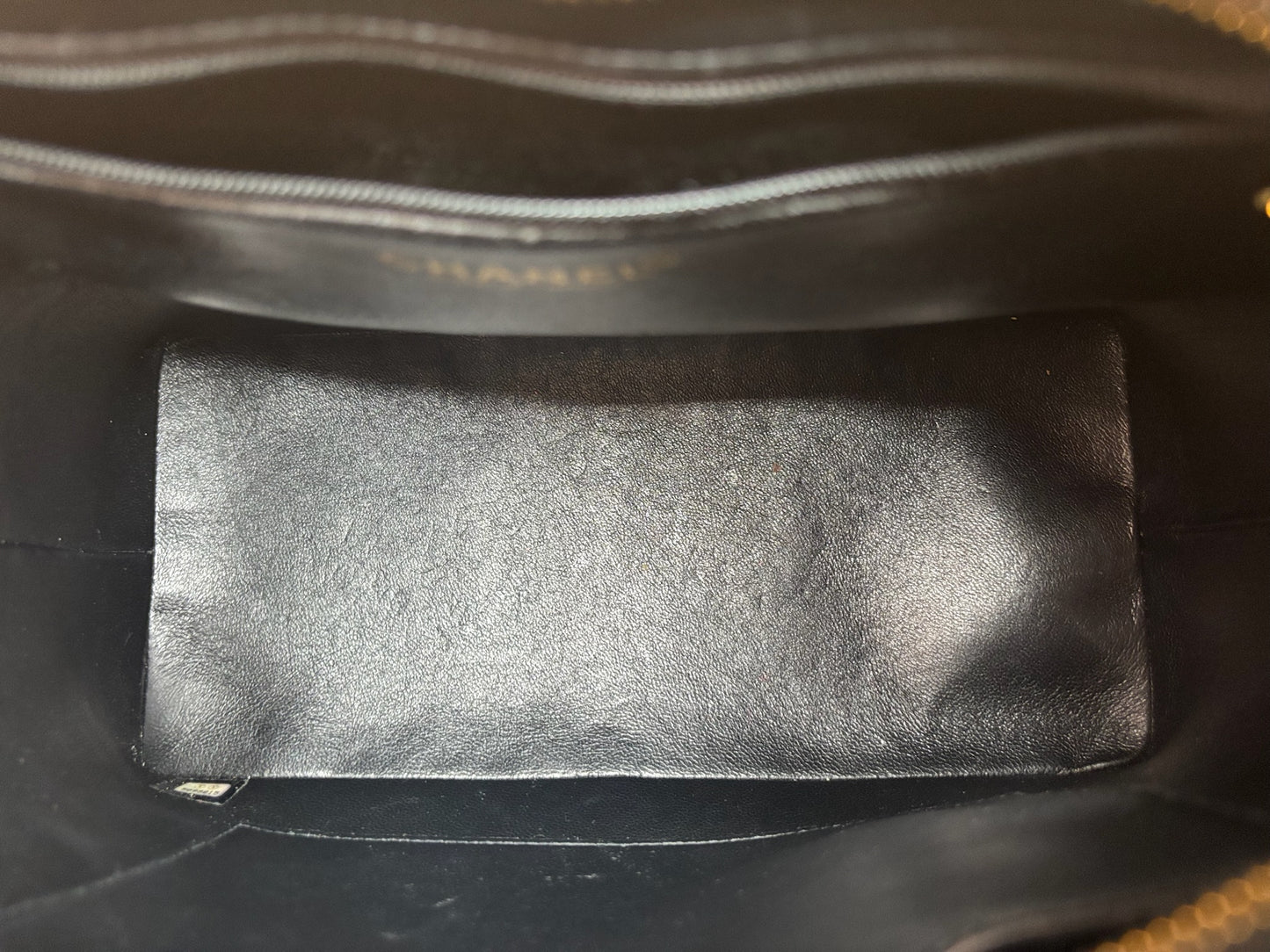 Chanel Medallion Tote in Black Caviar Leather