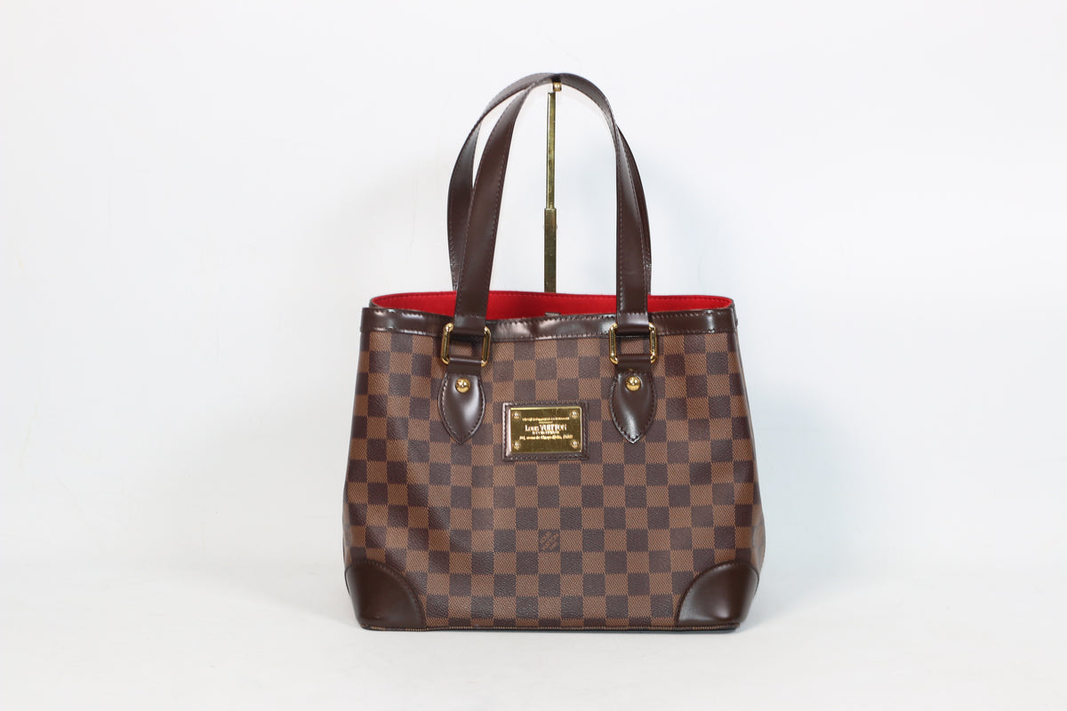 Louis Vuitton Brown PVC Damier Ebene Canvas Hampstead PM Tote Bag N51205