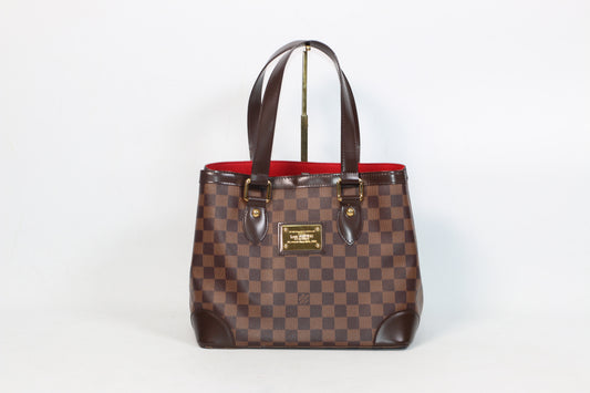 Louis Vuitton Brown PVC Damier Ebene Canvas Hampstead PM Tote Bag N51205