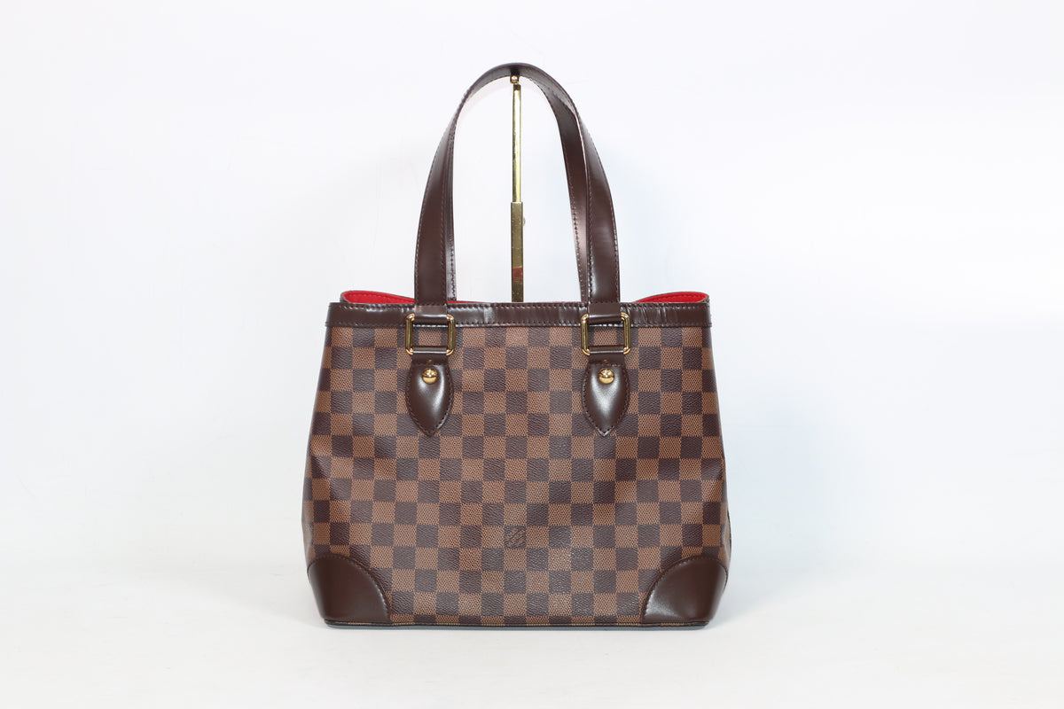 Louis Vuitton Brown PVC Damier Ebene Canvas Hampstead PM Tote Bag N51205