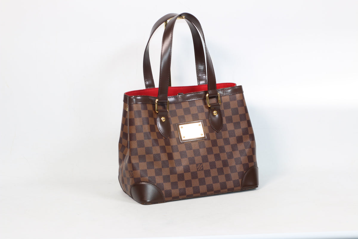 Louis Vuitton Brown PVC Damier Ebene Canvas Hampstead PM Tote Bag N51205