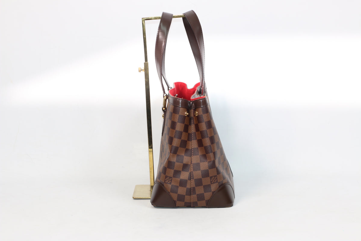 Louis Vuitton Brown PVC Damier Ebene Canvas Hampstead PM Tote Bag N51205