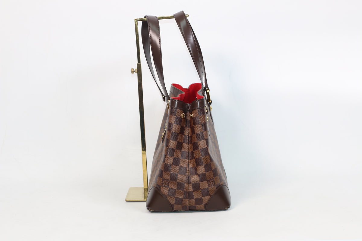 Louis Vuitton Brown PVC Damier Ebene Canvas Hampstead PM Tote Bag N51205