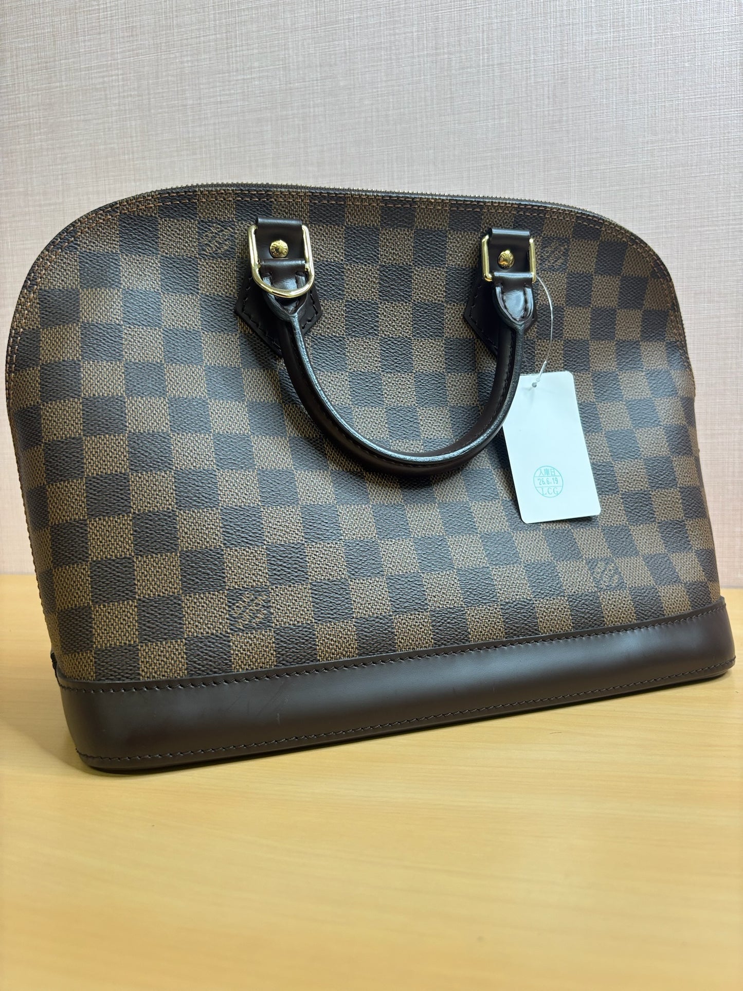 Louis Vuitton Alma in Damier Ebene Canvas
