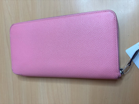 Hermes Silk’In Long Wallet in Pink Epsom Leather