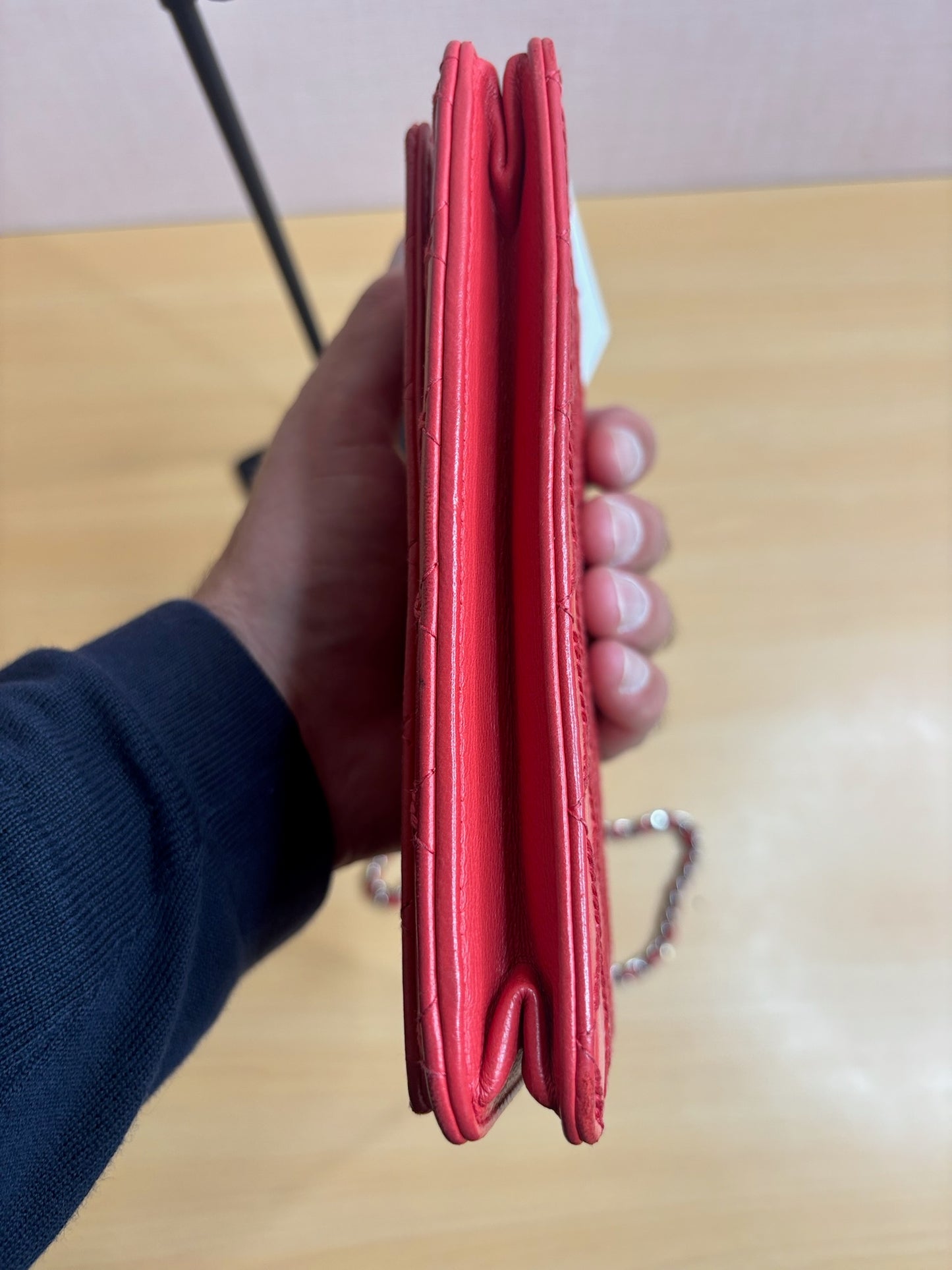 Chanel Wallet on Chain - Red