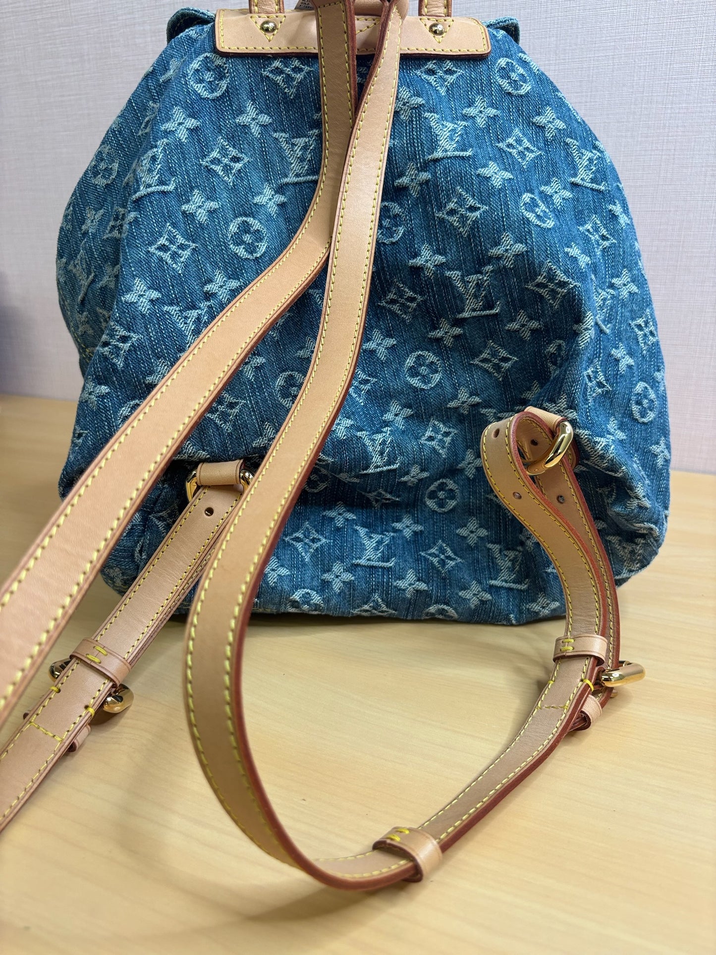 Louis Vuitton Monogram Denim Sac à Dos Backpack