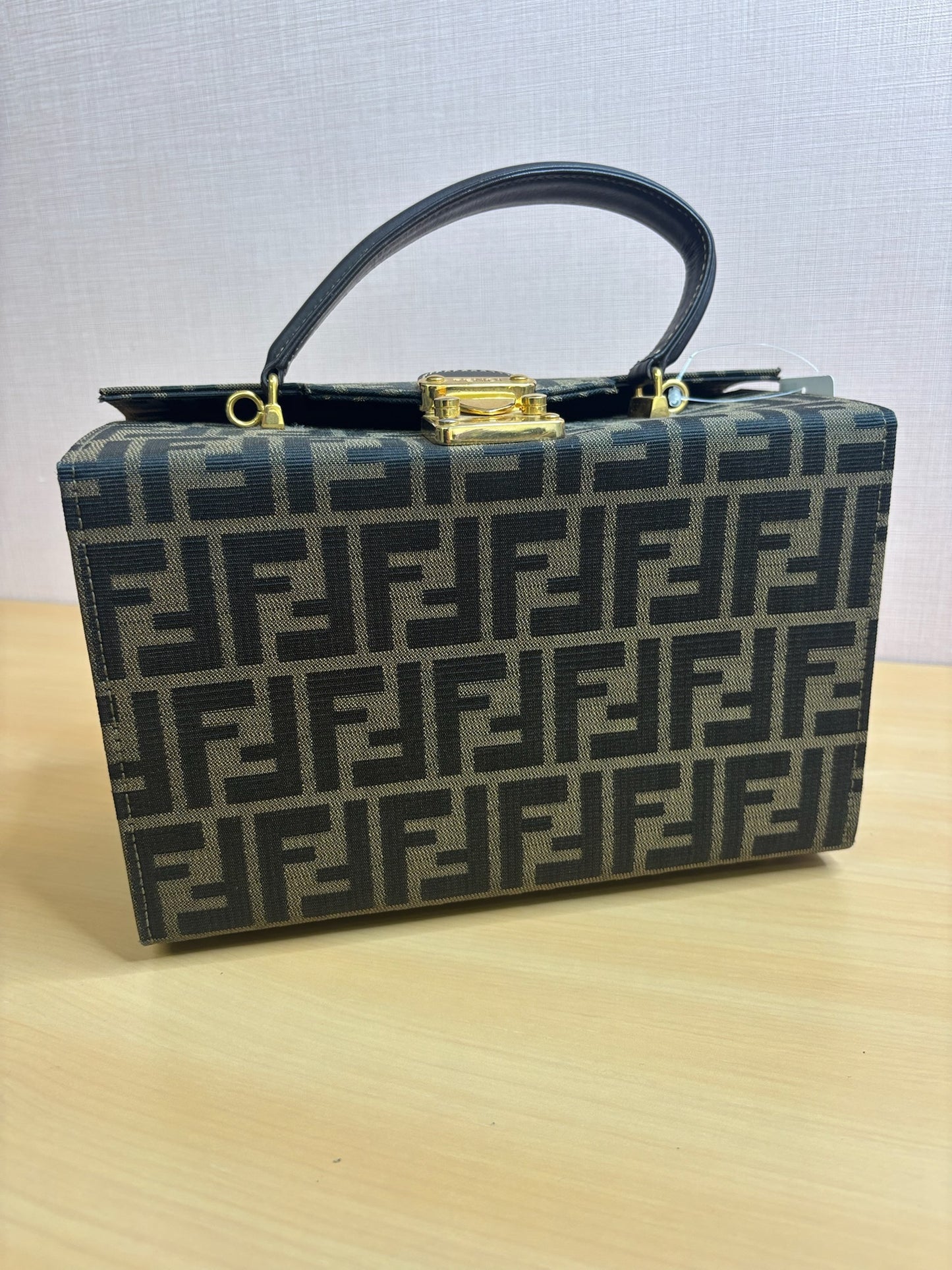 Fendi Zucca Canvas Vanity Bag