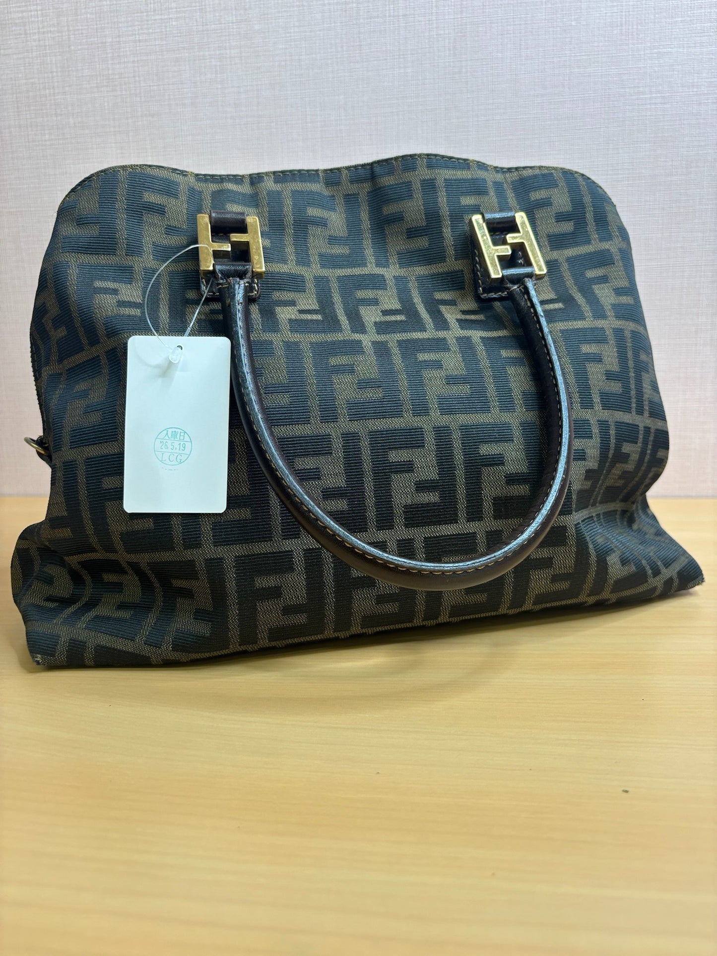 Fendi Zucca Canvas Satchel
