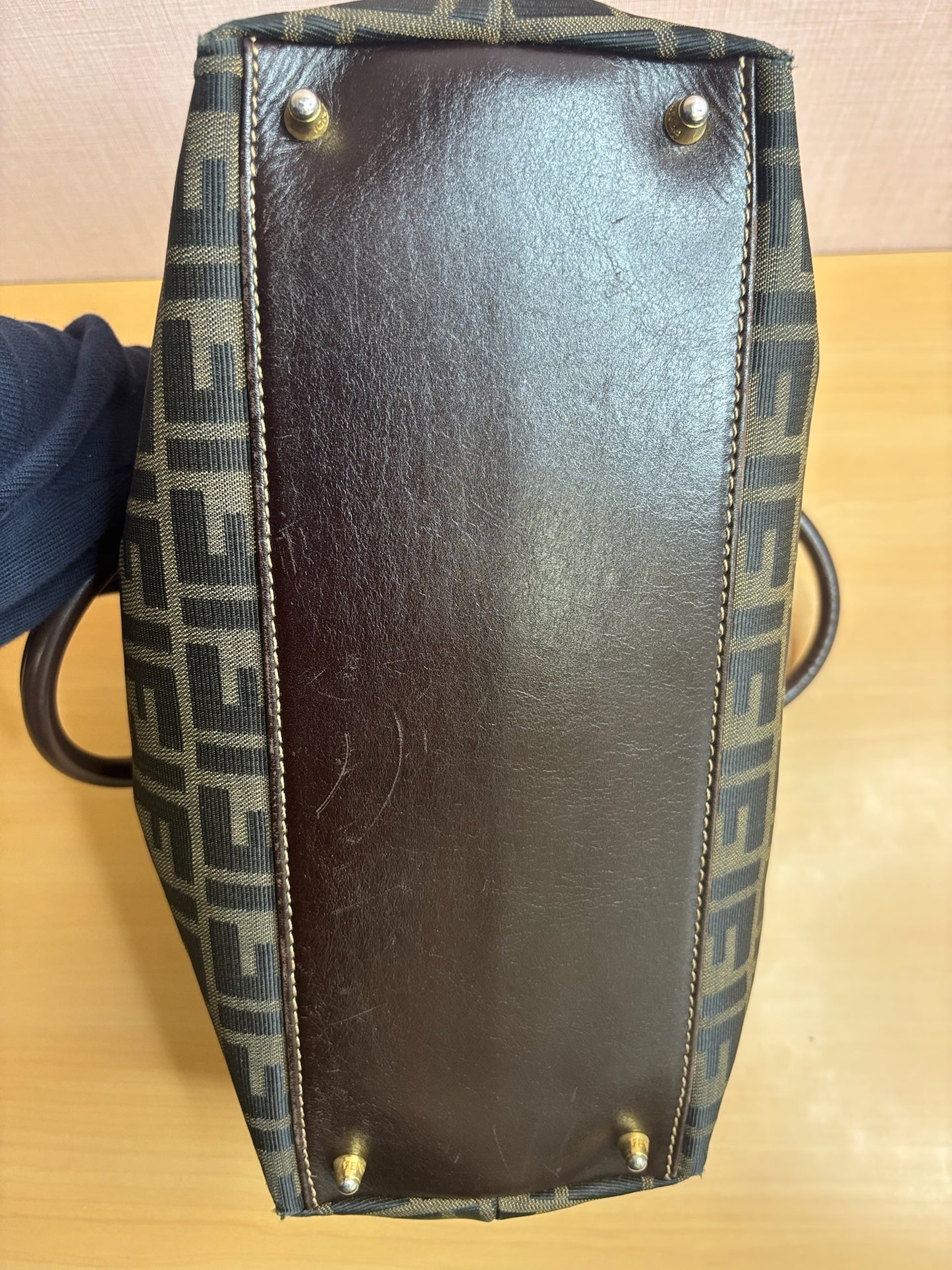 Fendi Zucca Canvas Satchel