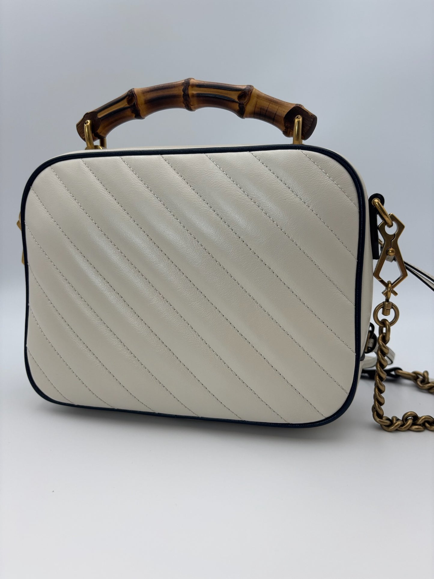 Gucci Marmont Torchon Bamboo Camera Bag
