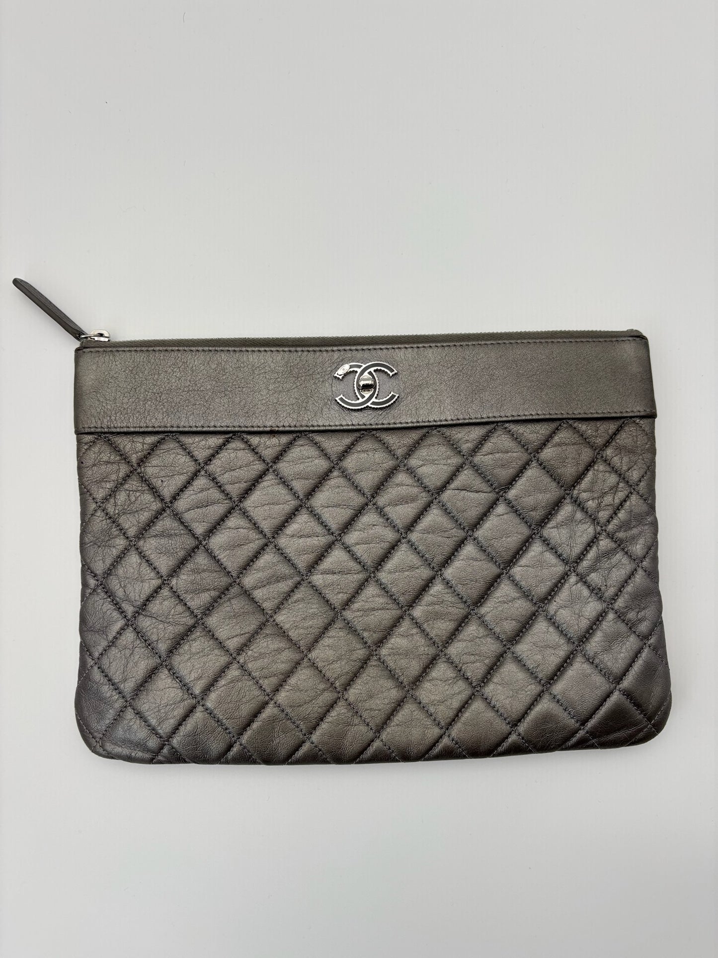 Chanel Mademoiselle O Case Clutch