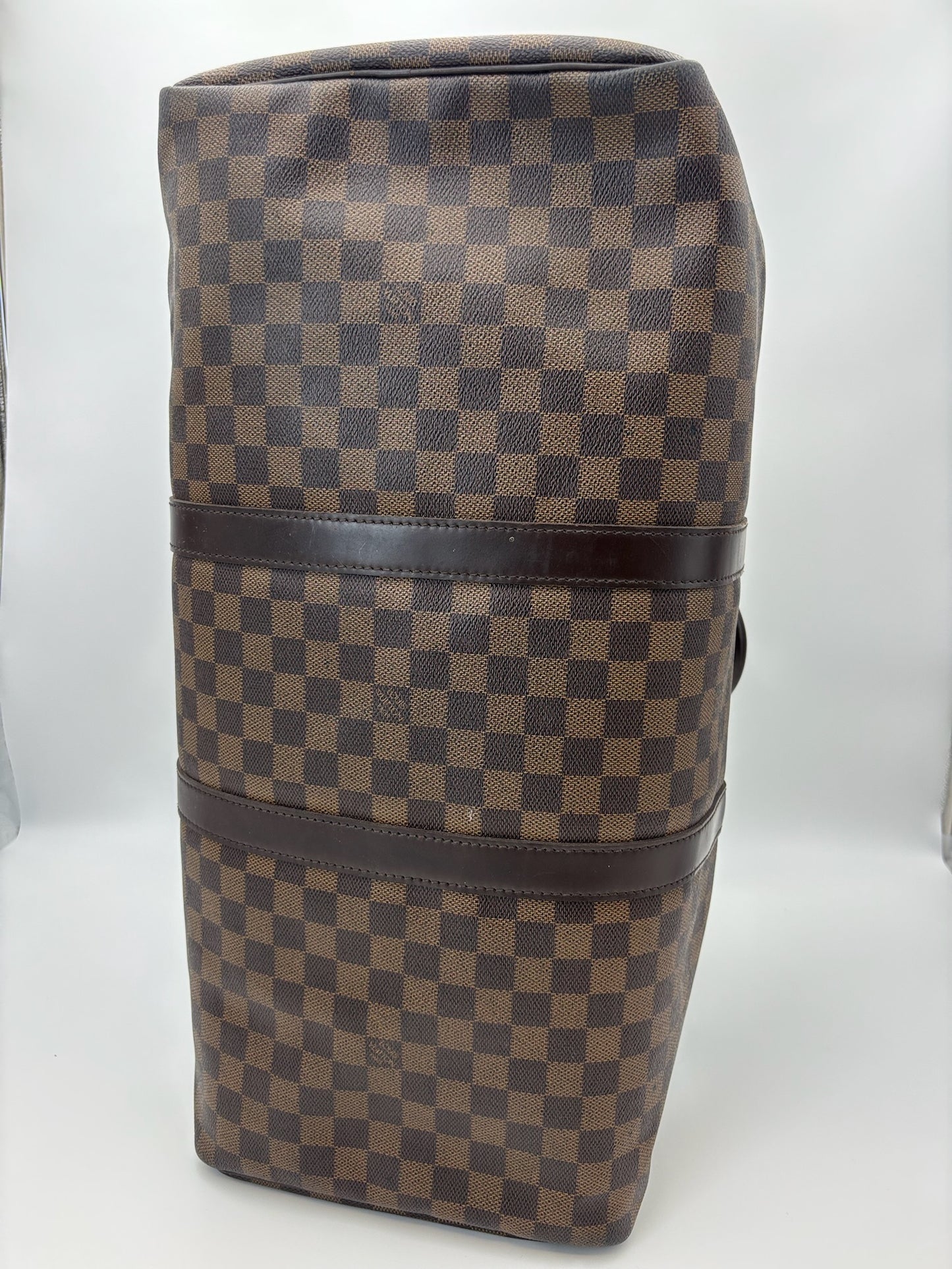 Louis Vuitton Keepall Bandouliere 50 in Damier Ebene Canvas