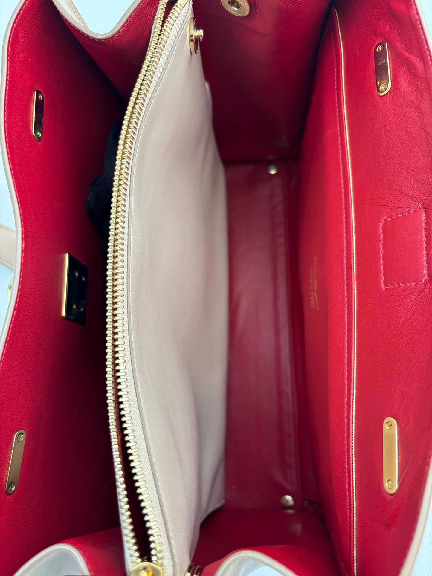 Salvatore Ferragamo Marlene Leather Tote Bag