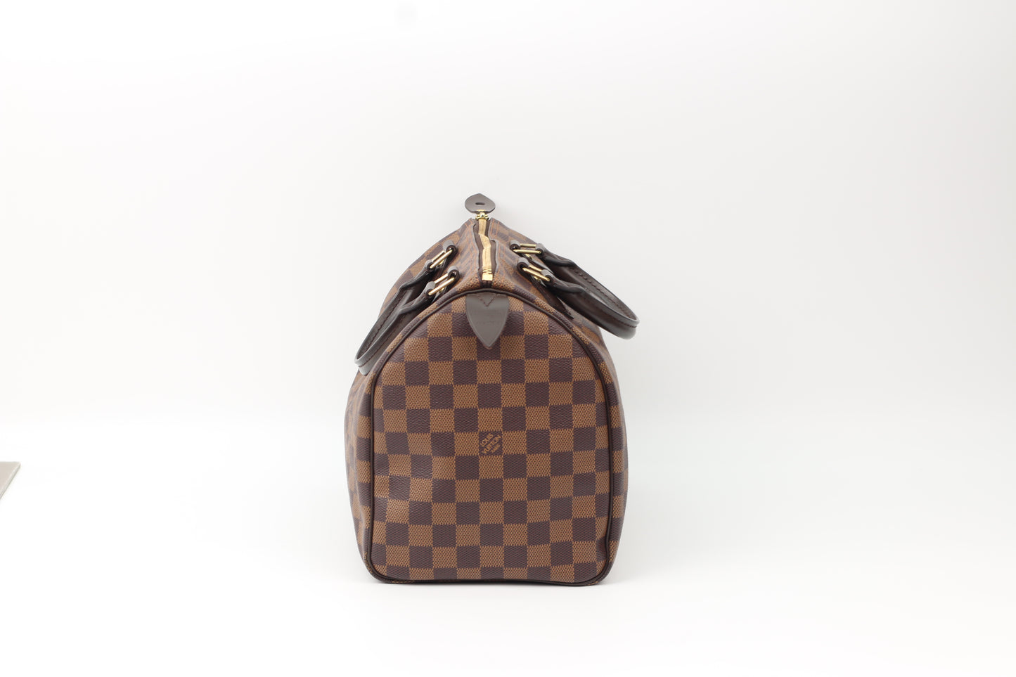 Louis Vuitton PVC Damier Ebene Canvas Speedy 30 Tote Bag N41364 (V1288201HC)