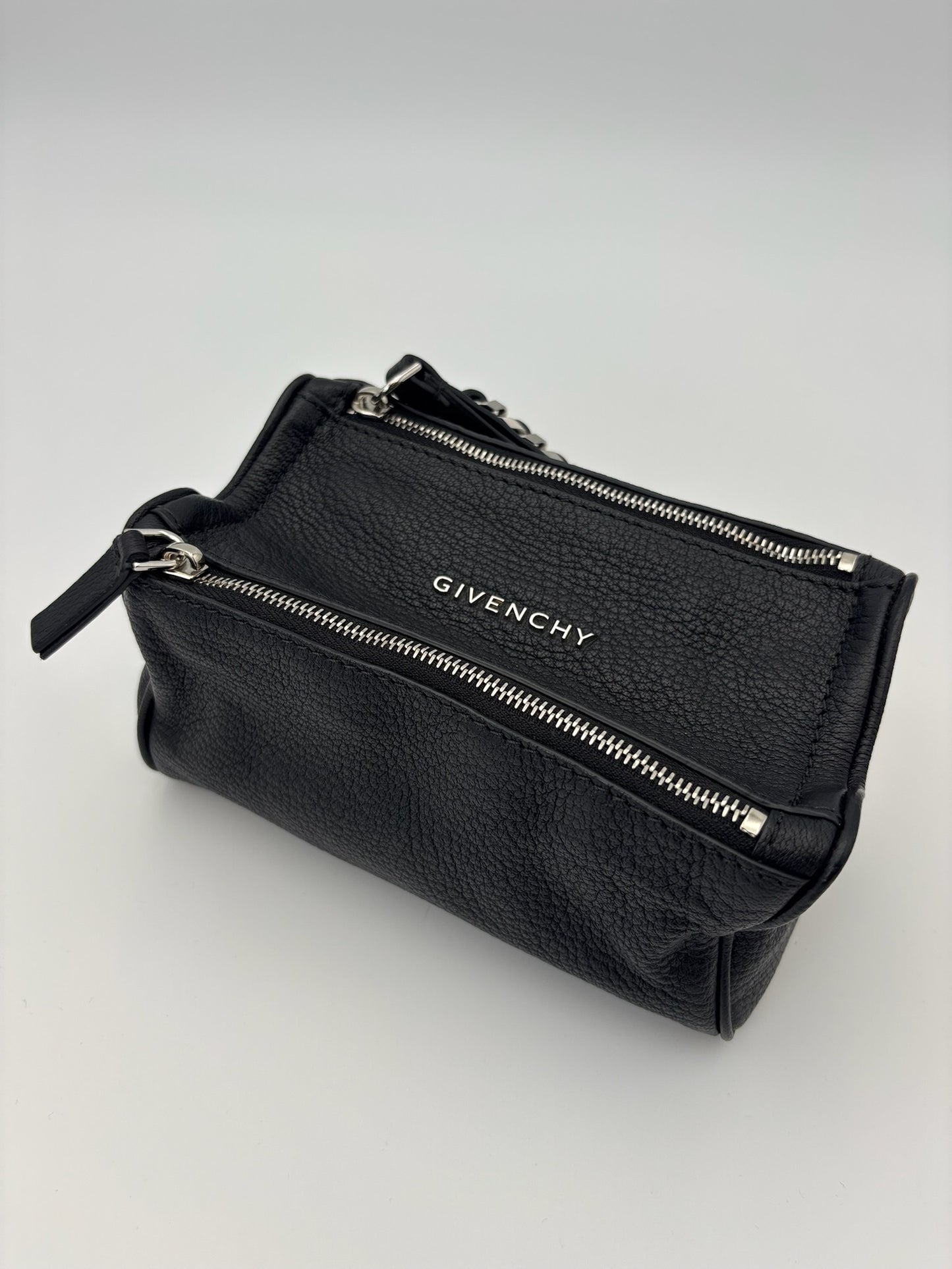 Givenchy Pandora Leather Wristlet Pouch