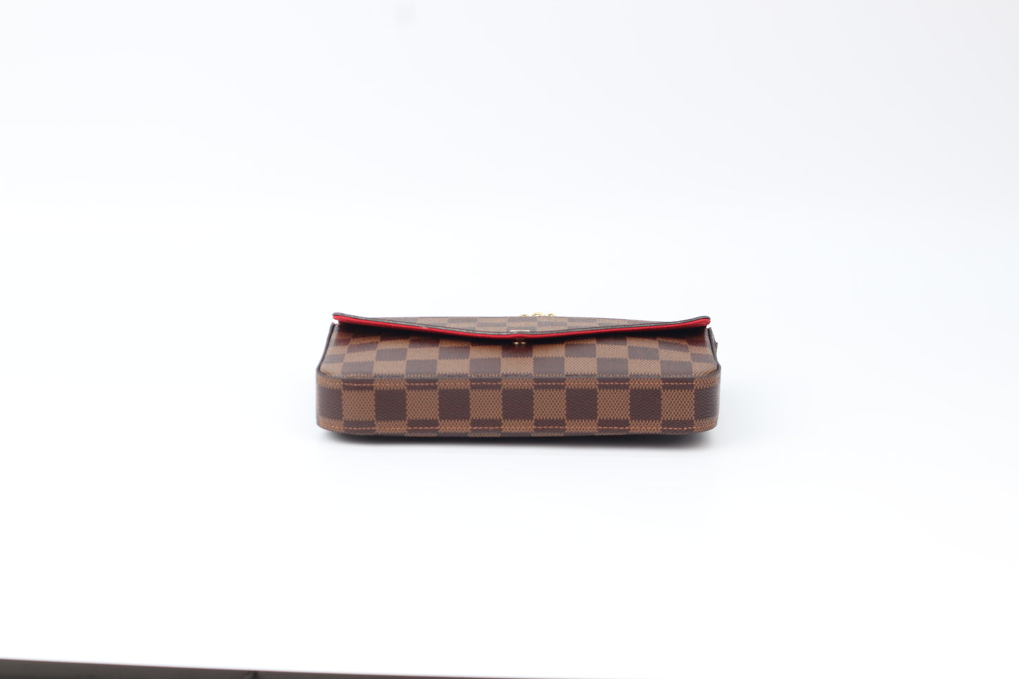 Louis Vuitton Brown PVC Damier Ebene Canvas Pochette Félicie ONE Crossbody Bag N63032 (V1295209HL)