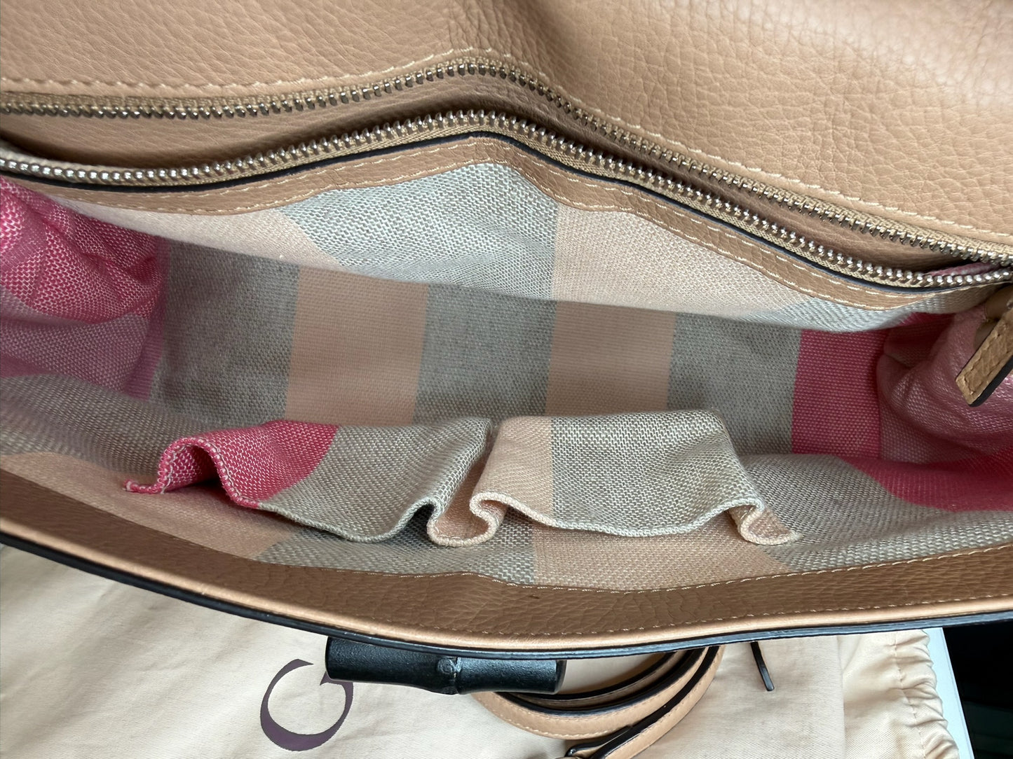 Gucci Bamboo Daily Leather Satchel K88