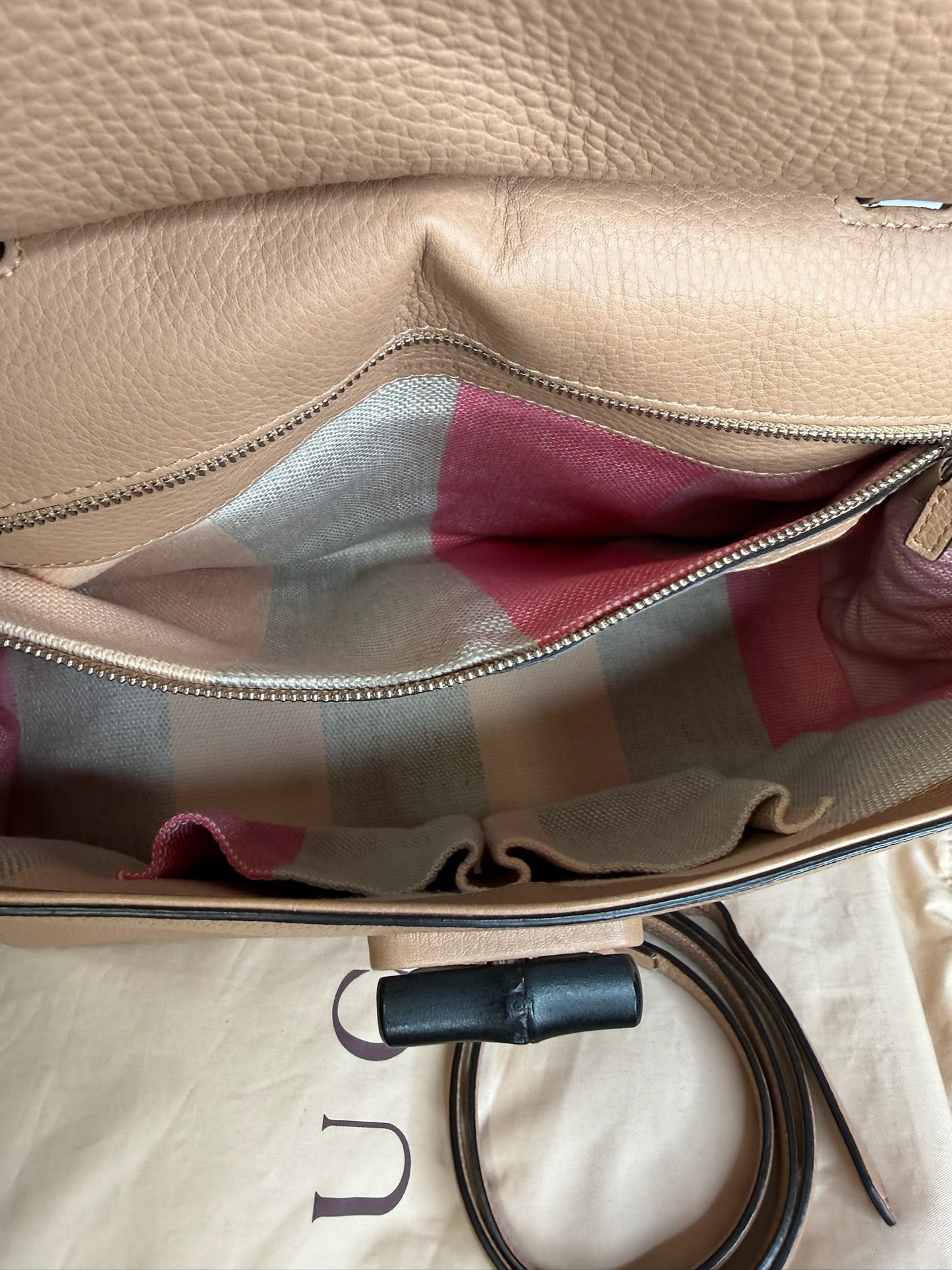 Gucci Bamboo Daily Leather Satchel K88