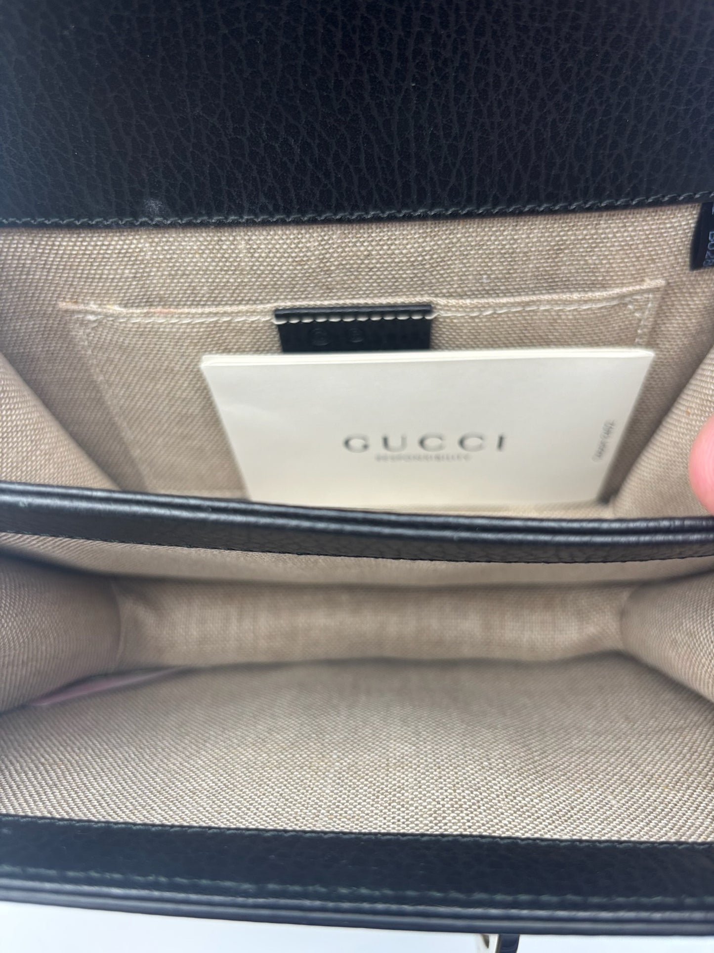 Gucci Interlocking G Leather Shoulder Bag