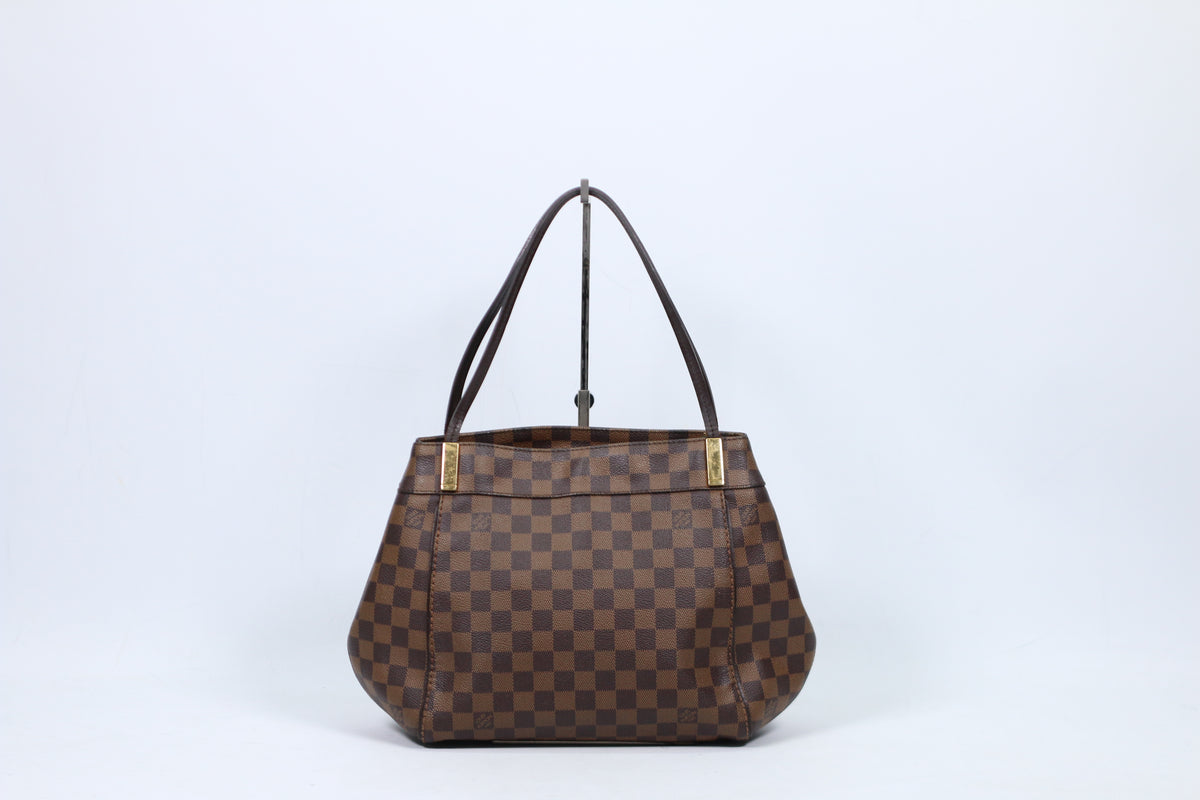Louis Vuitton Brown PVC Damier Ebene Canvas Marylebone PM Shoulder Bag N41215