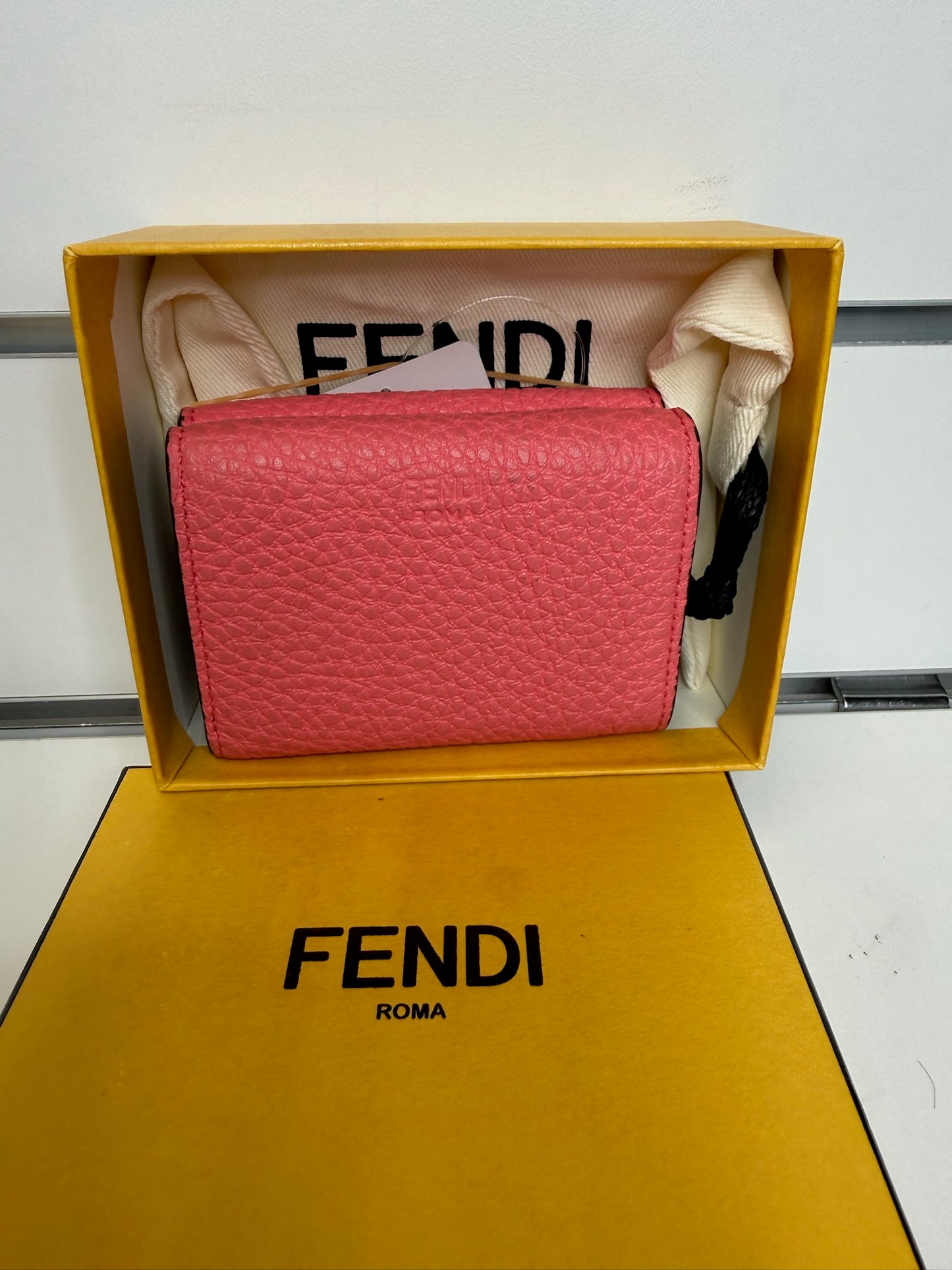 Fendi Peekaboo Micro Trifold Wallet K96