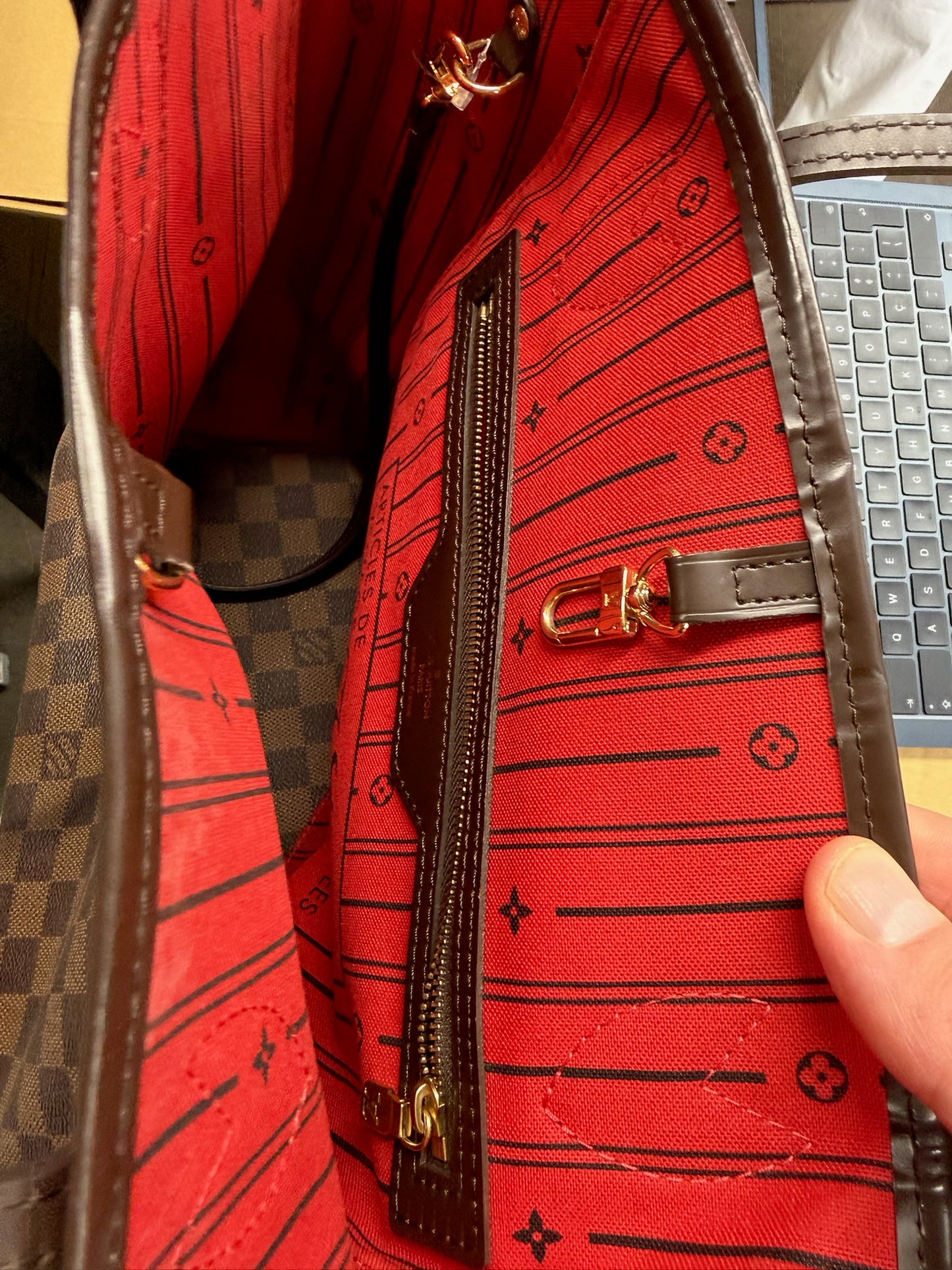 Louis Vuitton Neverfull MM Damier Ebene K101