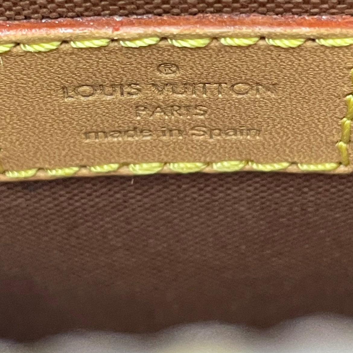 Louis Vuitton Brown PVC Monogram Canvas Petit Sac Plat ONE Tote Bag M69442 (V012100115HJ)
