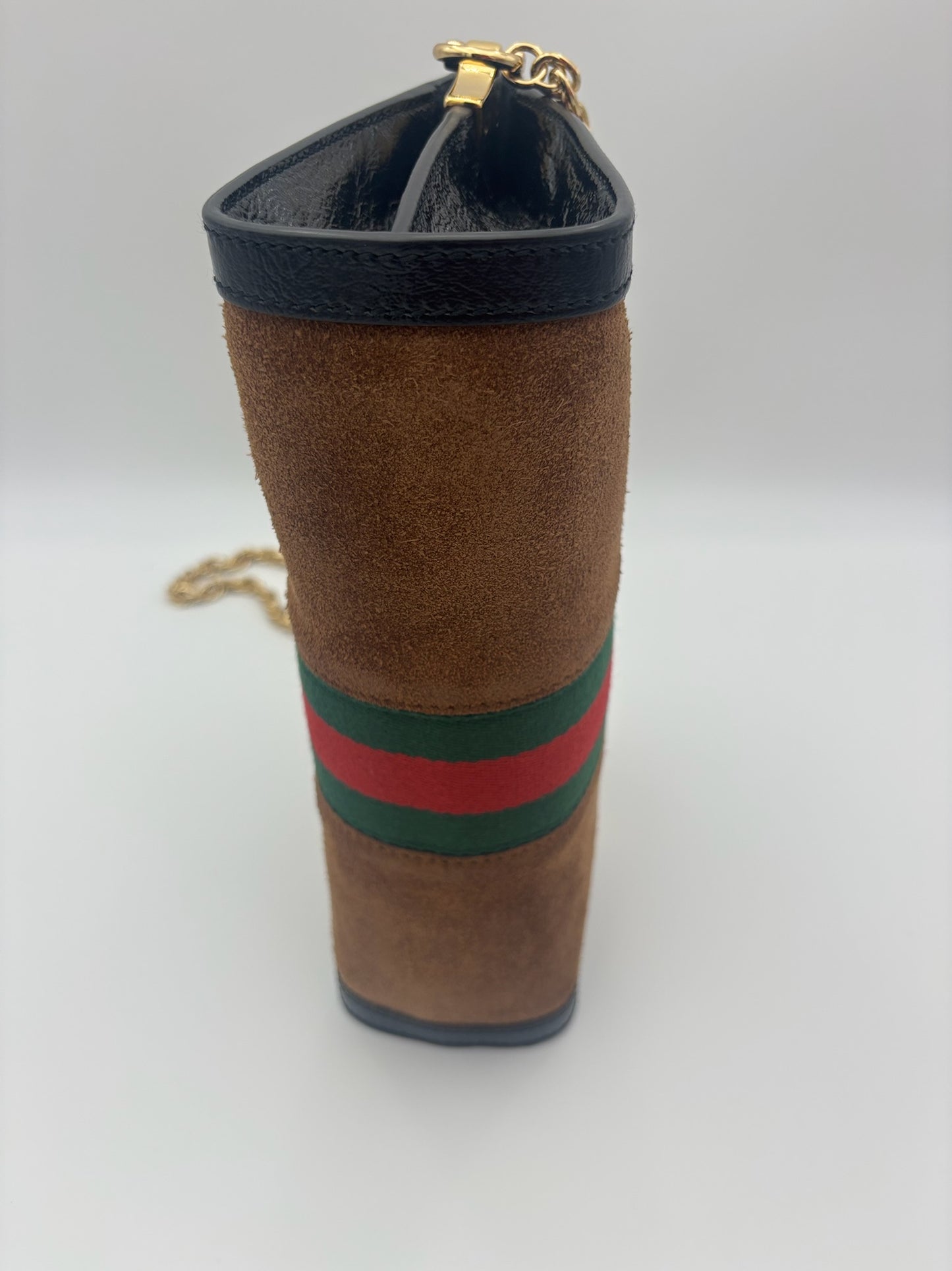 Gucci Ophidia Suede Chain Bag