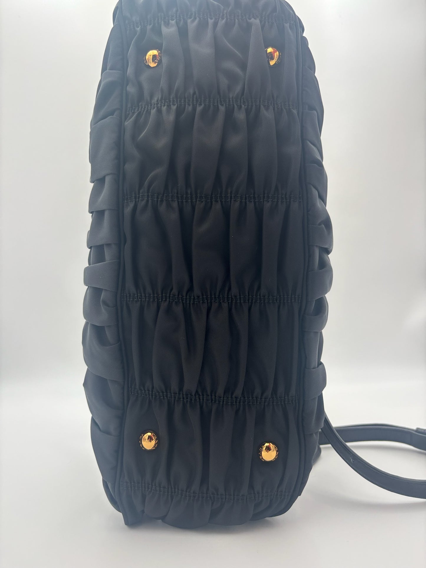 Prada Gaufre Nylon Handbag