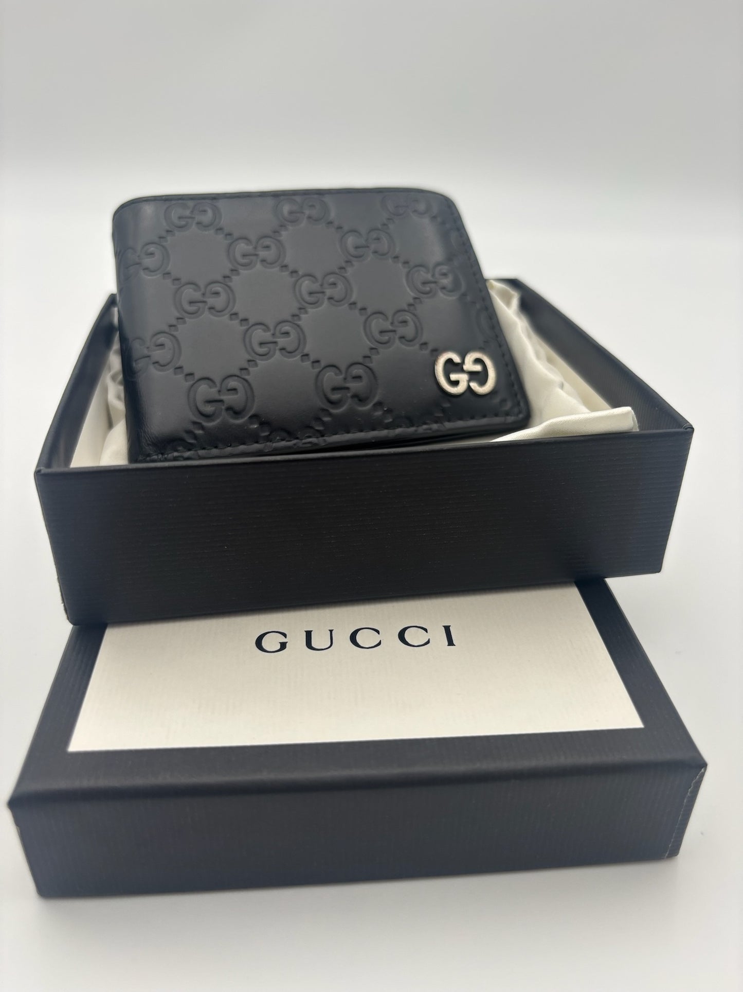Gucci Guccissima GG Bi-Fold Wallet