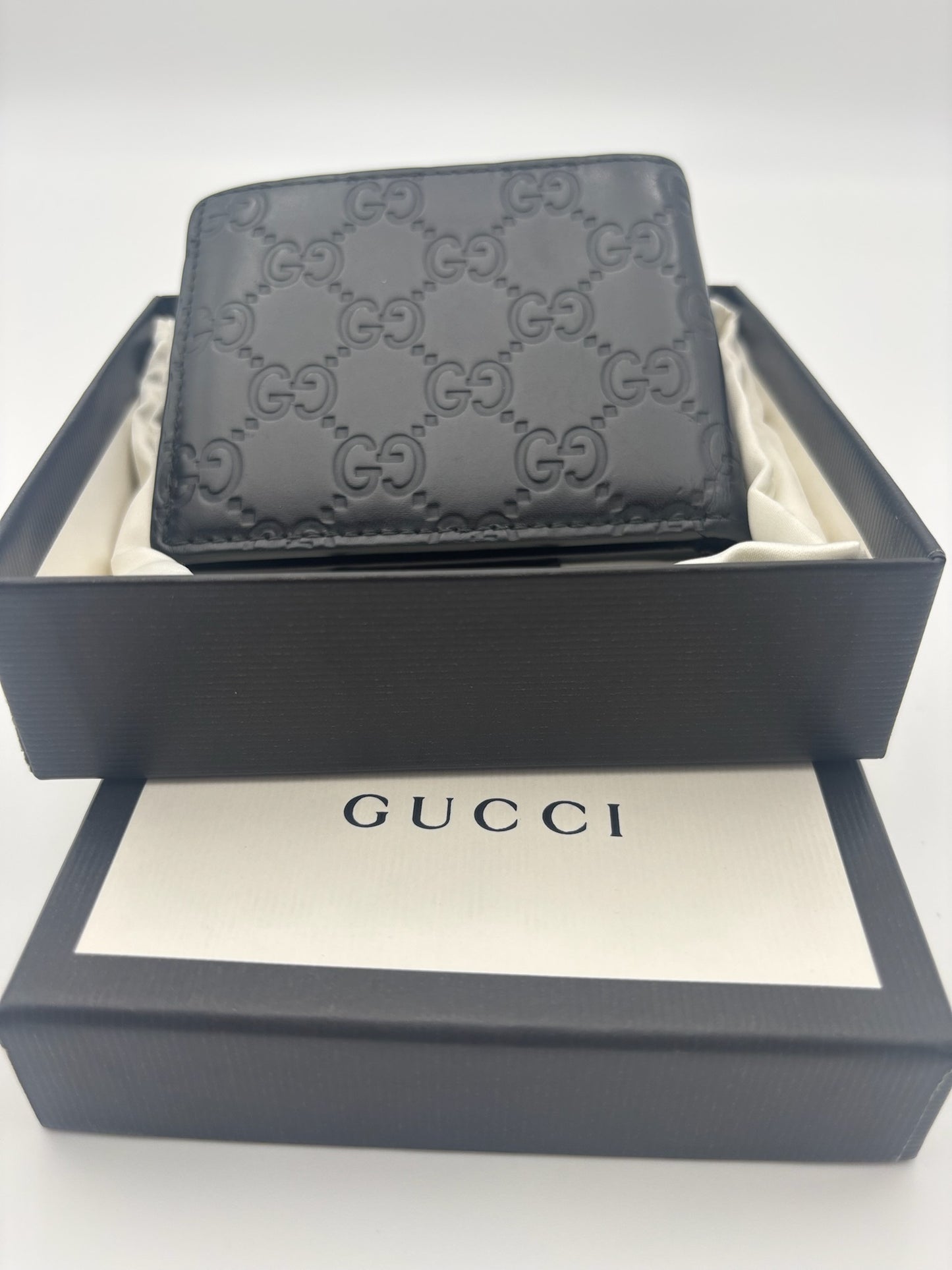 Gucci Guccissima GG Bi-Fold Wallet