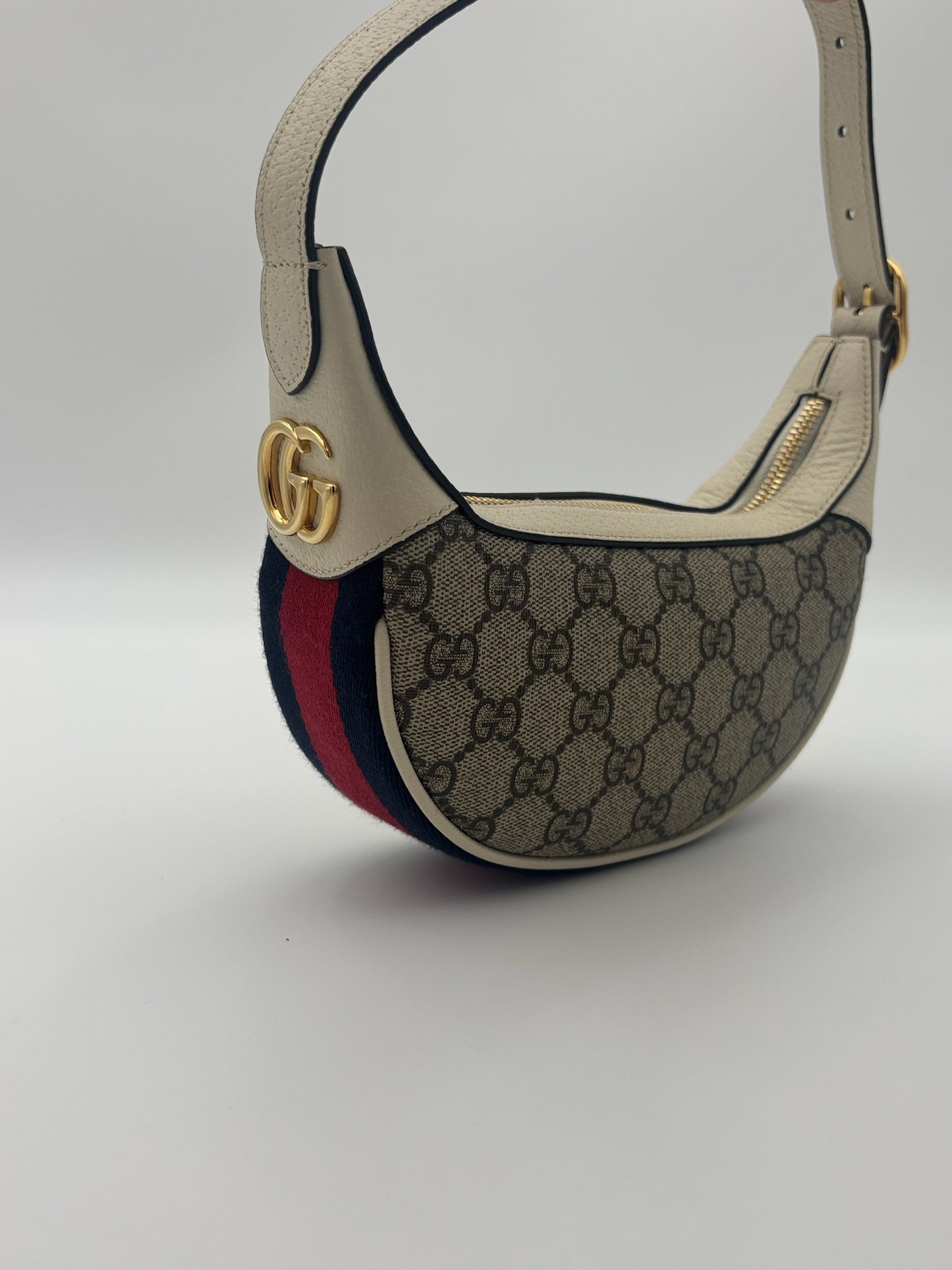 Gucci Ophidia Half Moon Mini Shoulder Bag