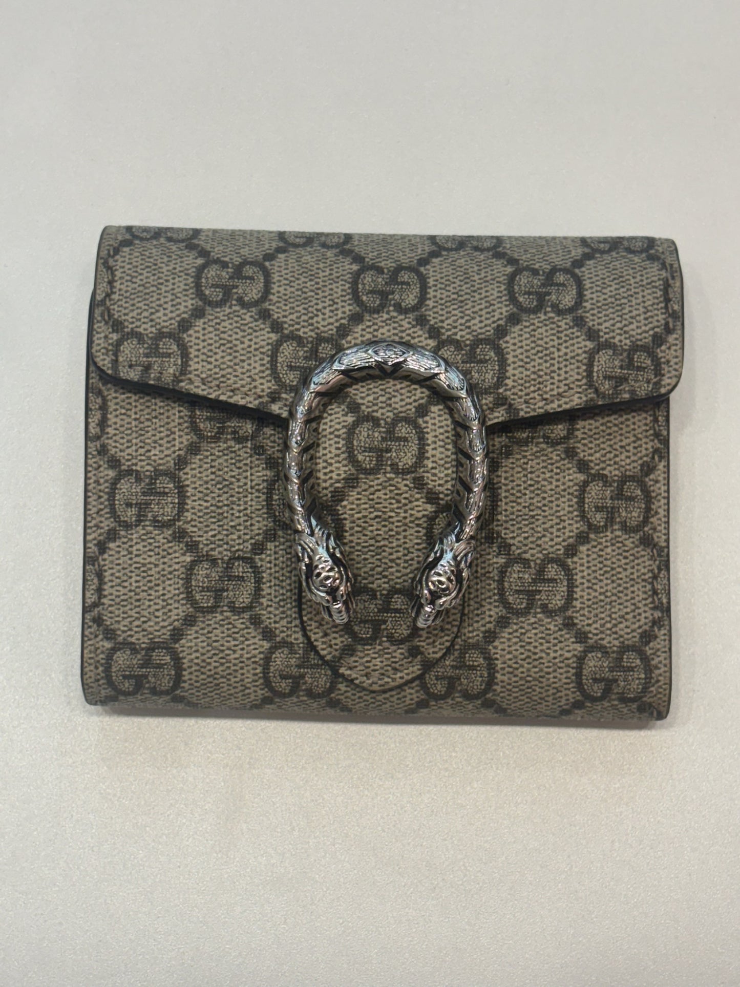 Gucci GG Supreme Monogram Dionysus Card Case Wallet (JP)